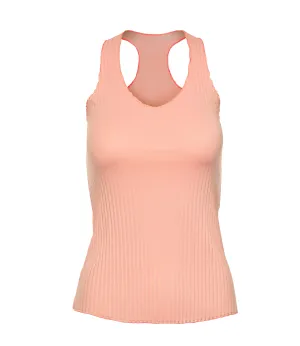 K.SWISS 196053-815 | PLEATED V-NECK TANK | PEACH