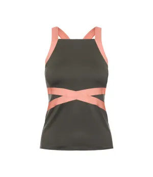 K.SWISS 196055-025 | CRISS-CROSS TANK | ASPHALT