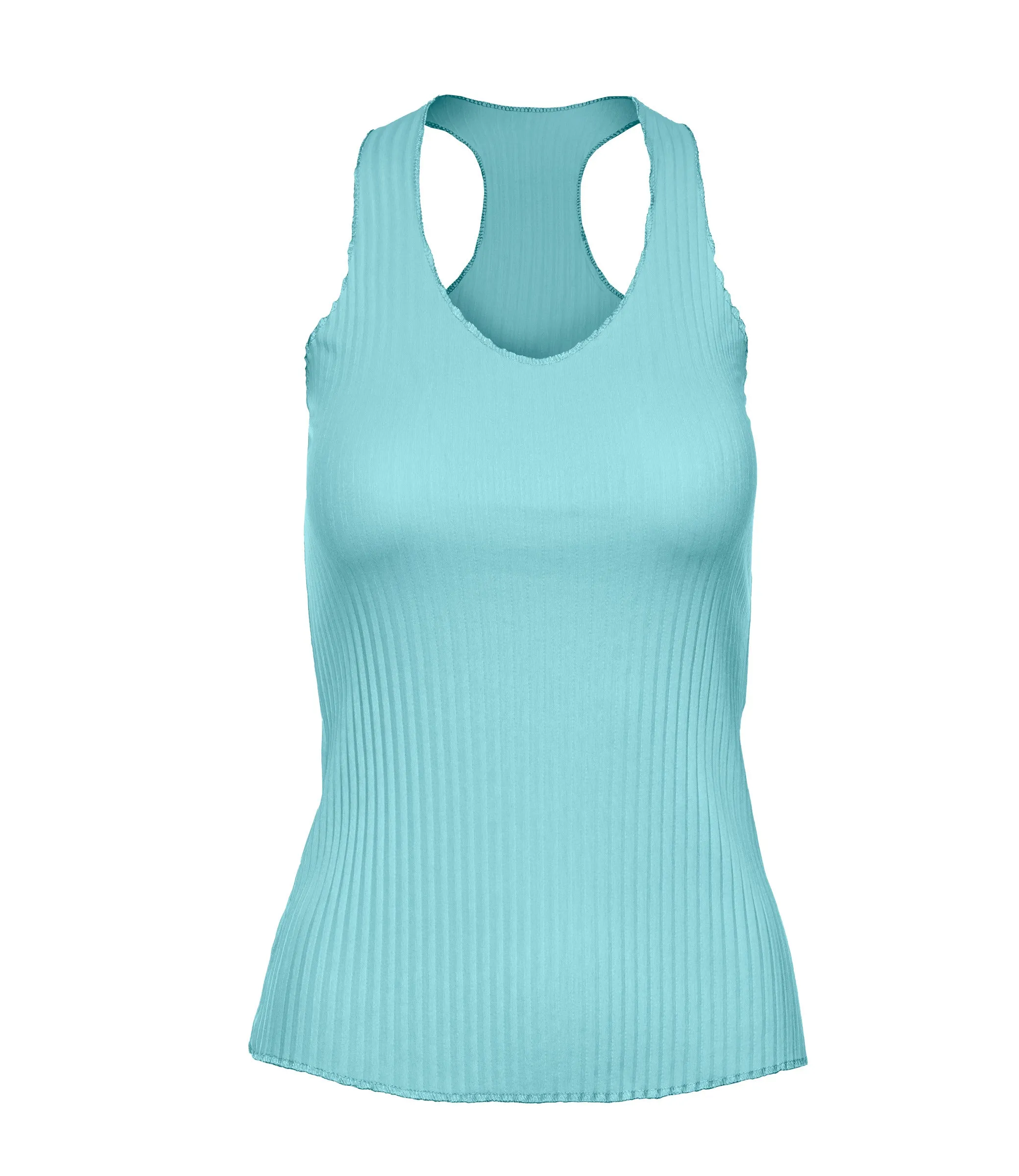 K.SWISS 197245-462 | PLEATED V-NECK TANK 2 | ANGEL BLUE