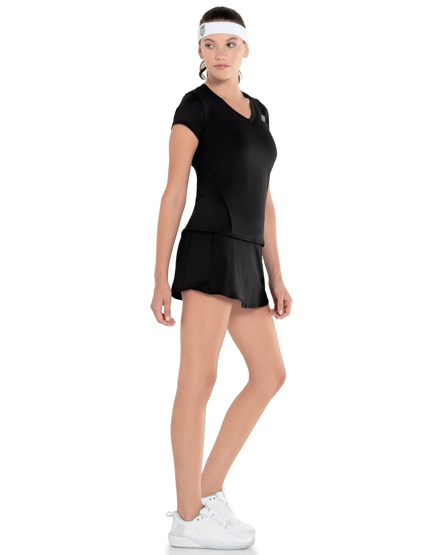 K.SWISS 197696-008 | EXCEL V-NECK S/S | BLACK
