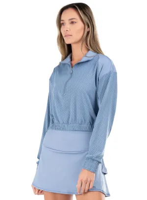 K.SWISS 199098-430 | DIAMOND 1/4 ZIP L/S | INFINITY