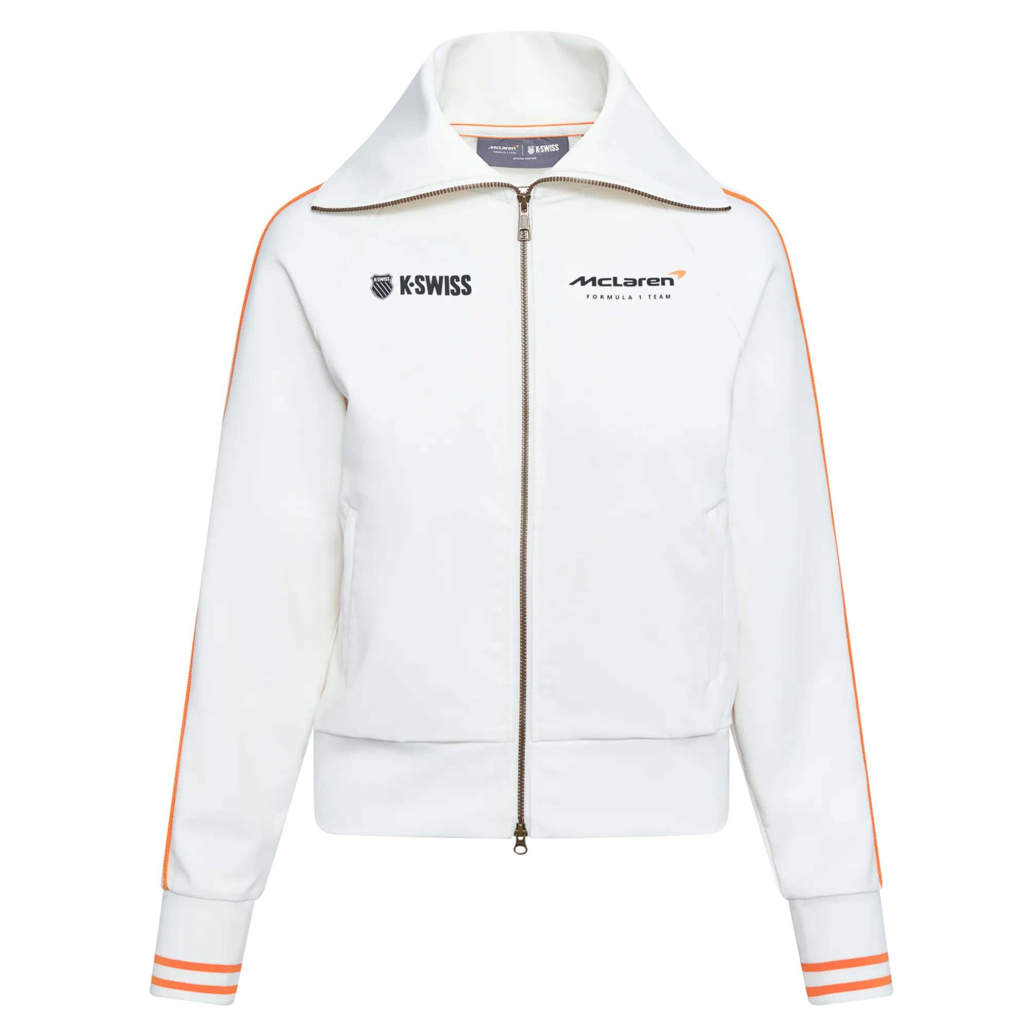 K.SWISS 199354-156 | MCLAREN F1 TEAM VINTAGE SOFT TRACK JACKET | WHITE