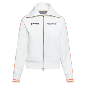 K.SWISS 199354-156 | MCLAREN F1 TEAM VINTAGE SOFT TRACK JACKET | WHITE