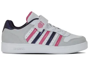 K.SWISS 57006-191-M | COURT PALISADES STRAP | WHITE/PEACOAT/SHOCKING PINK
