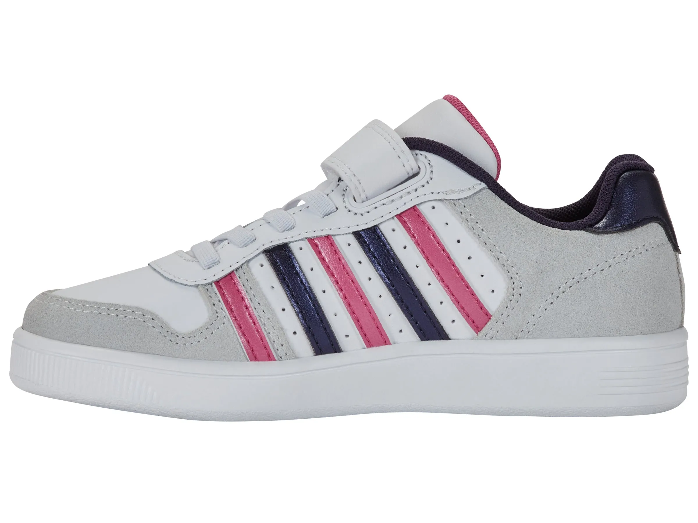 K.SWISS 57006-191-M | COURT PALISADES STRAP | WHITE/PEACOAT/SHOCKING PINK