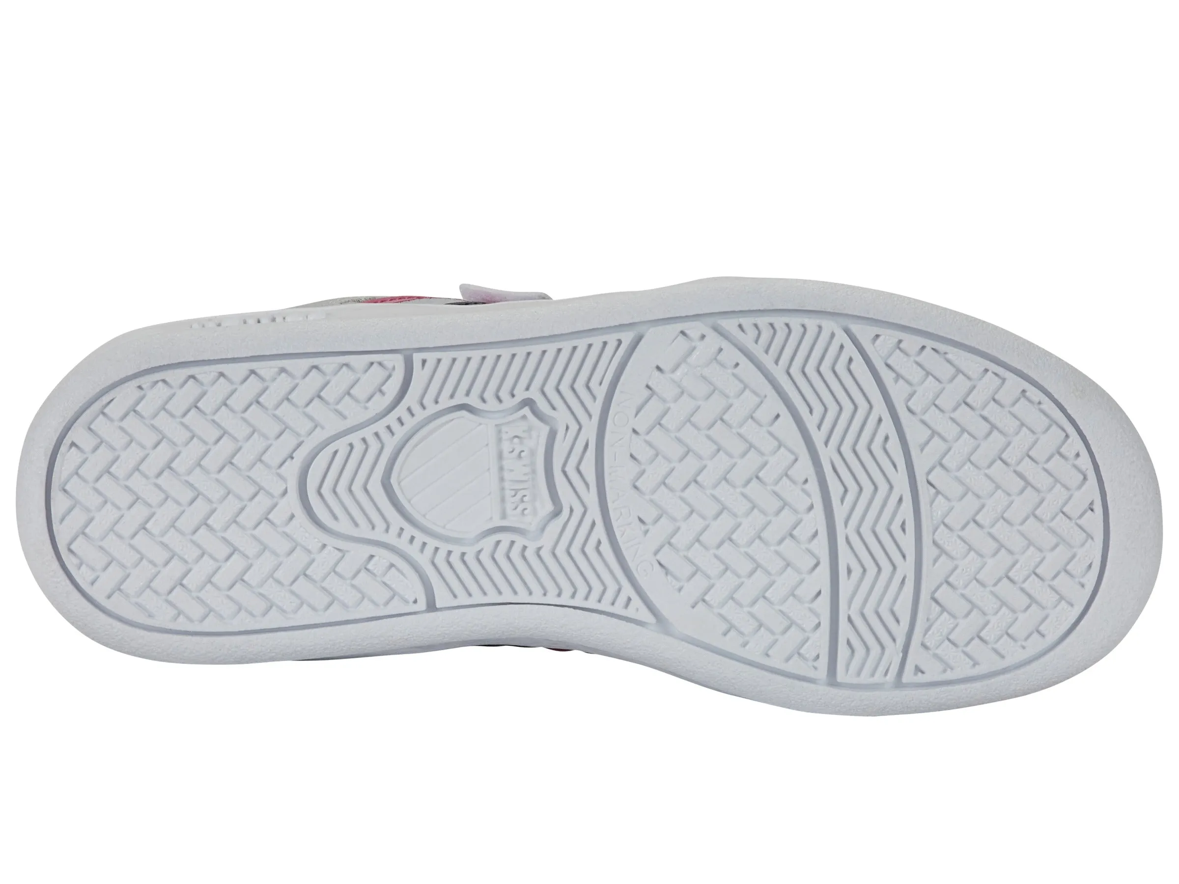 K.SWISS 57006-191-M | COURT PALISADES STRAP | WHITE/PEACOAT/SHOCKING PINK