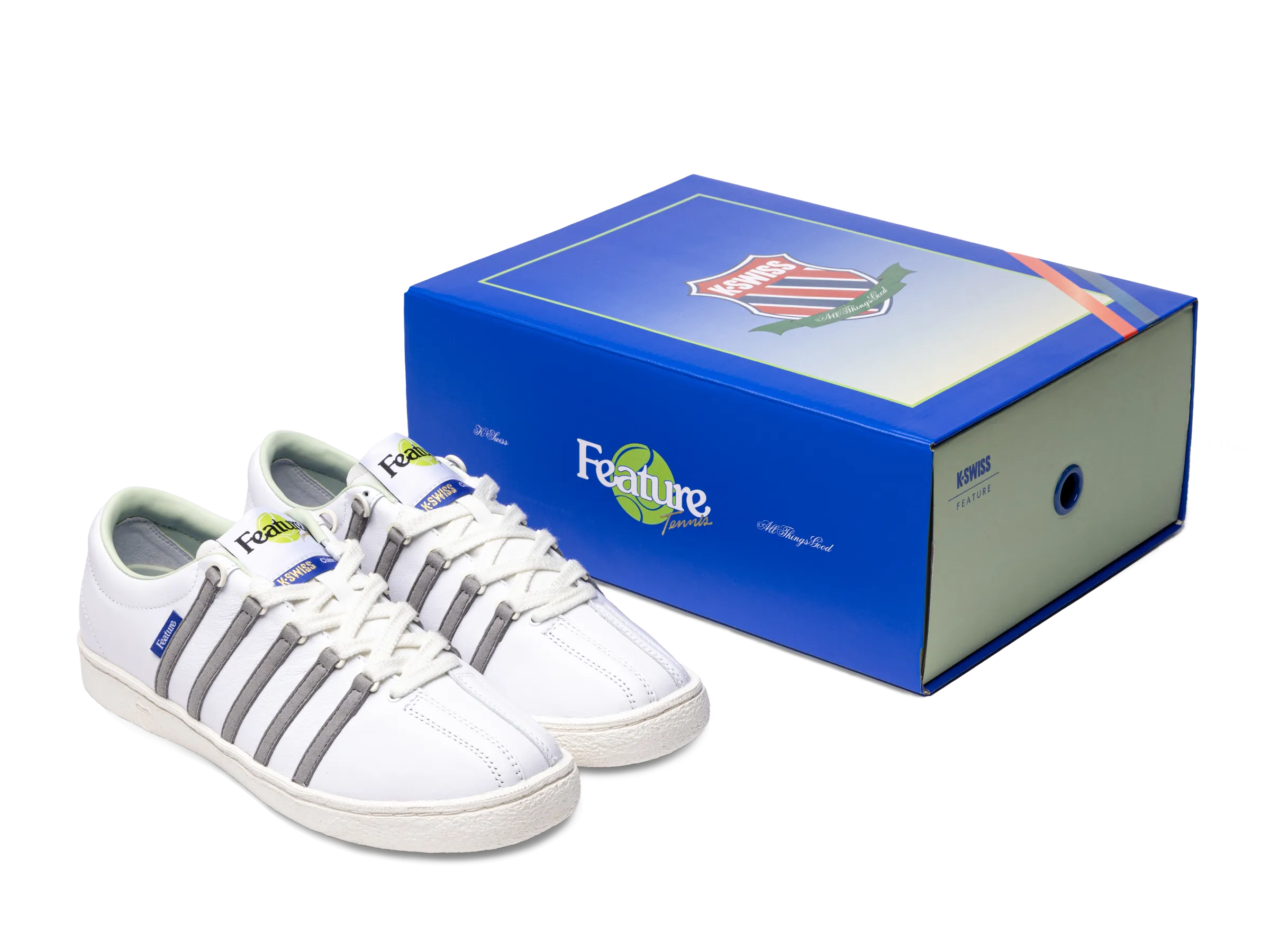 K.SWISS 78832-147-M | CLASSIC 66 X FEATURE | WHITE/FROST GREY/MARSHMALLOW