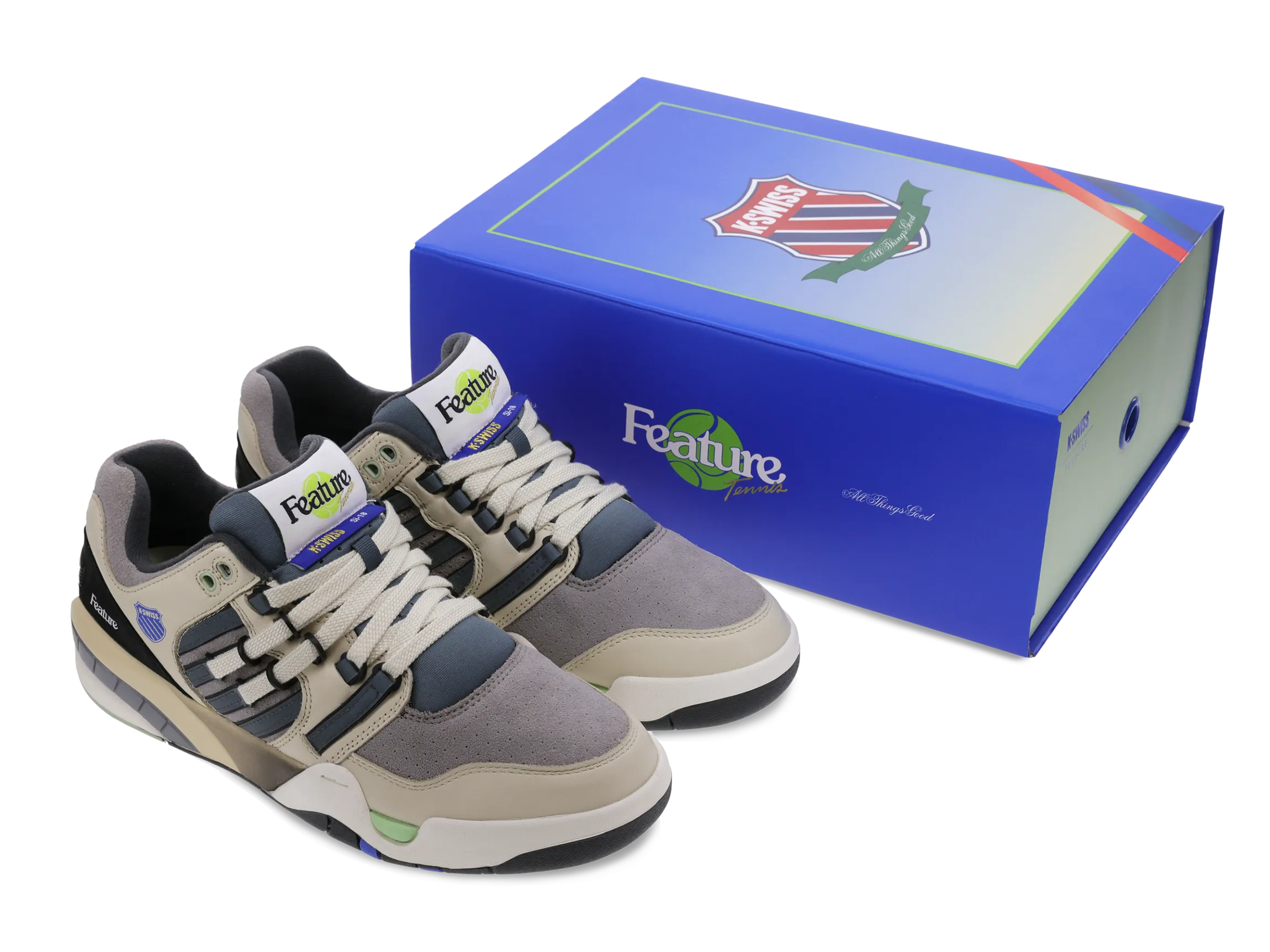 K.SWISS 78833-204-M | SI-18 INTERNATIONAL X FEATURE | PISTACHIO SHELL/FROST GREY/MARSHMALLOW