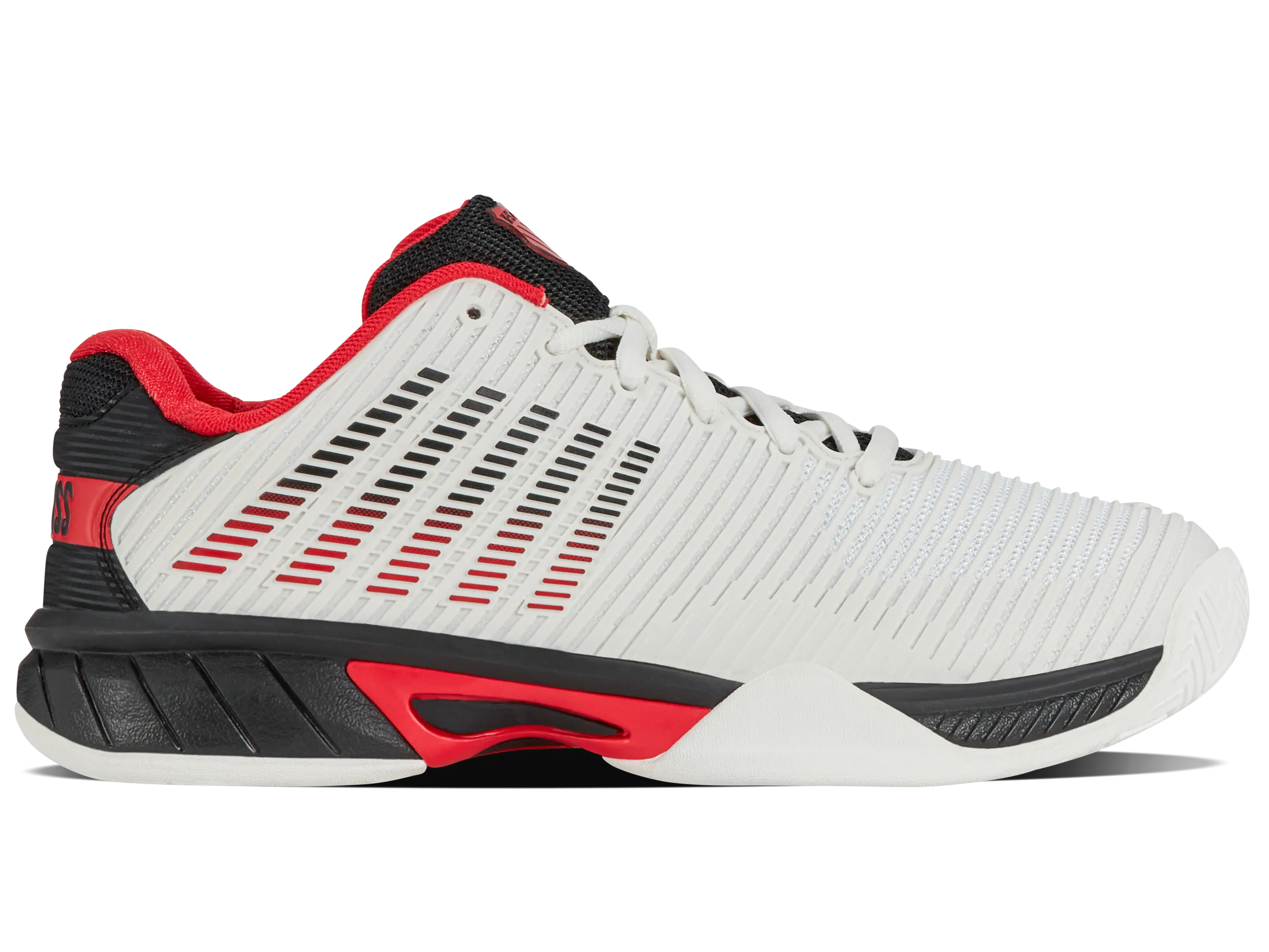 K.SWISS 86613-104-M | HYPERCOURT EXPRESS 2 | BRIGHT WHITE/STRETCH LIMO/HIGH RISK RED
