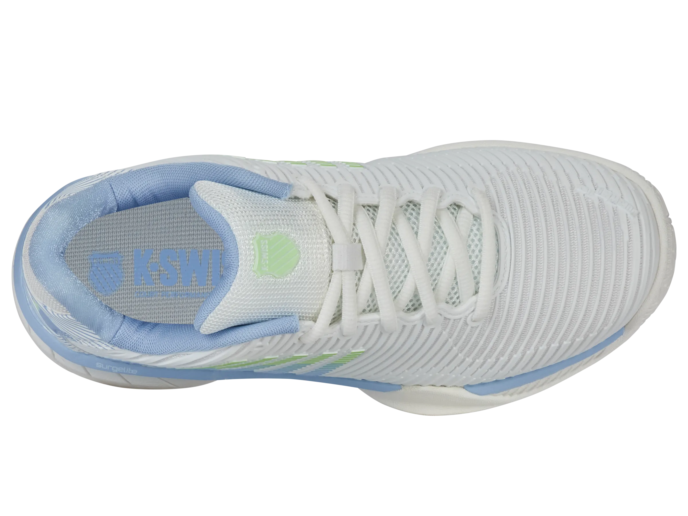 K.SWISS 86613-126-M | HYPERCOURT EXPRESS 2 | LUCENT WHITE/DUTCH CANAL/PARADISE GREEN