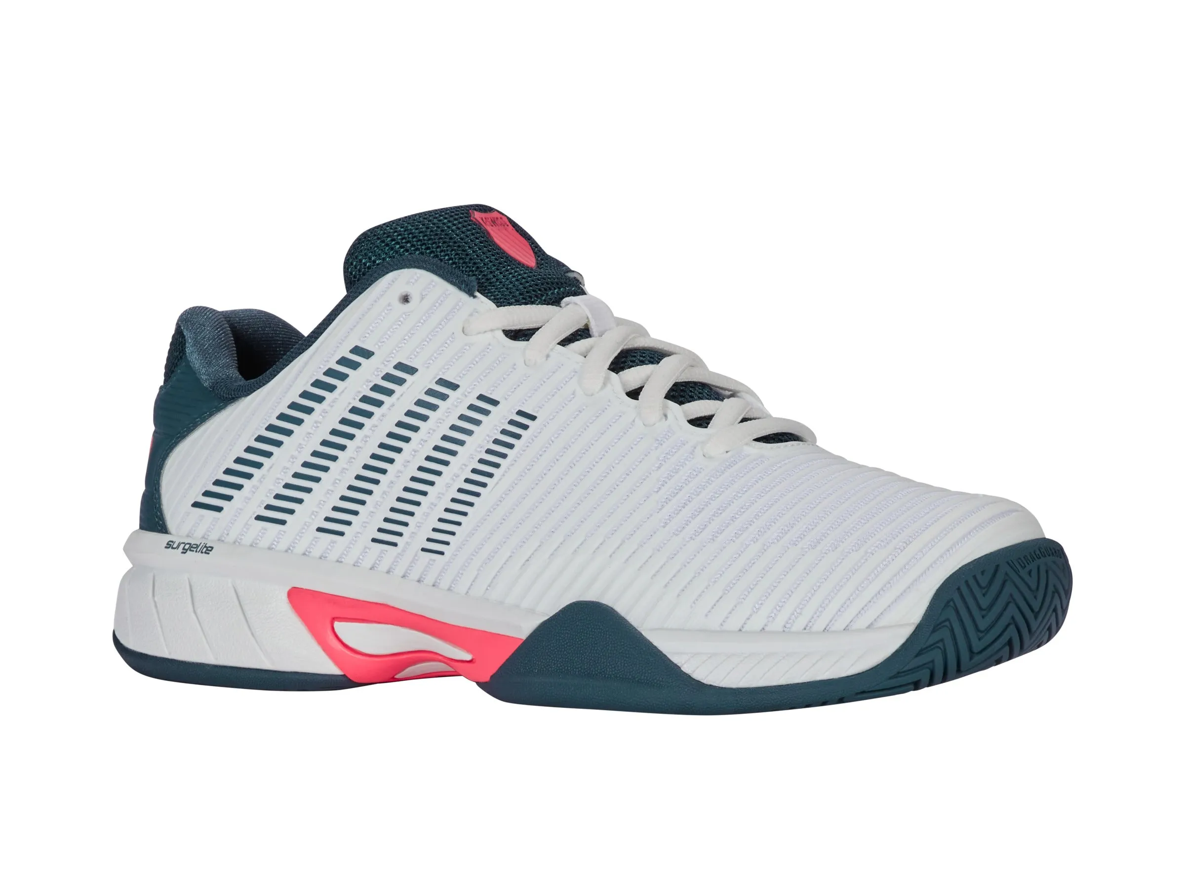 K.SWISS 86613-129-M | HYPERCOURT EXPRESS 2 | WHITE/STARGAZER/NEON BLAZE