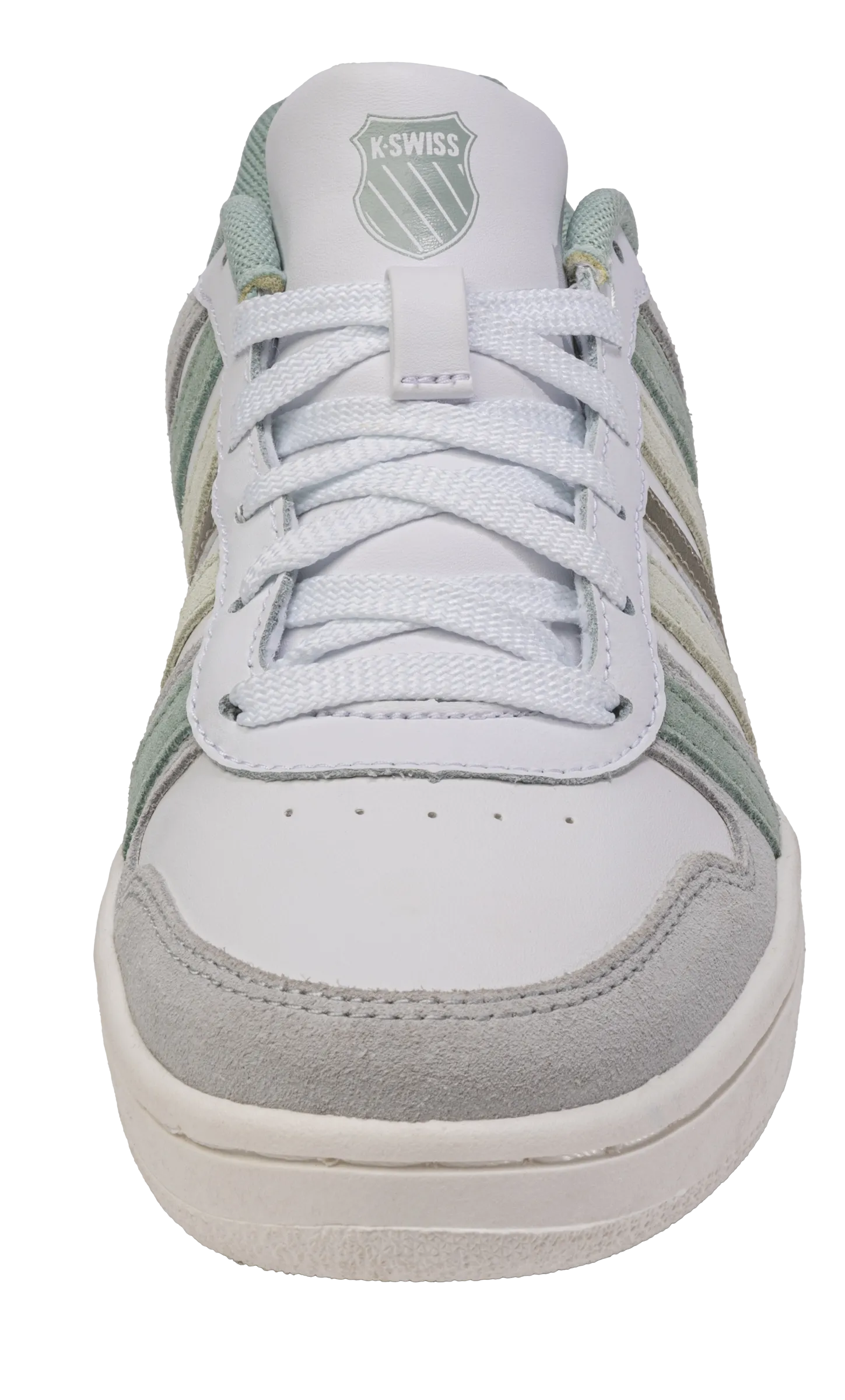 K.SWISS 86931-133-M | COURT PALISADES | WHITE-CANARY GREEN-FROSTY GREEN-CHAMPAGNE GOLD