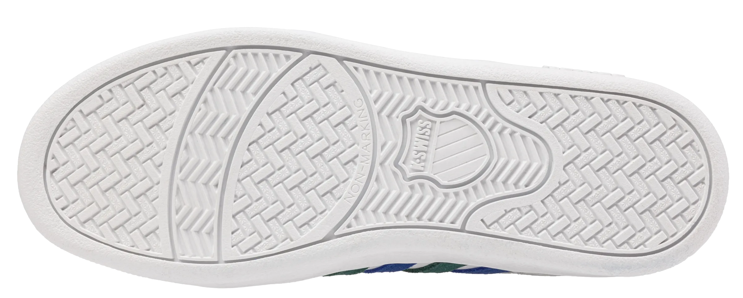 K.SWISS 86931-159-M | COURT PALISADES | WHITE/ANTIQUE GREEN/BLUE QUARTEZ