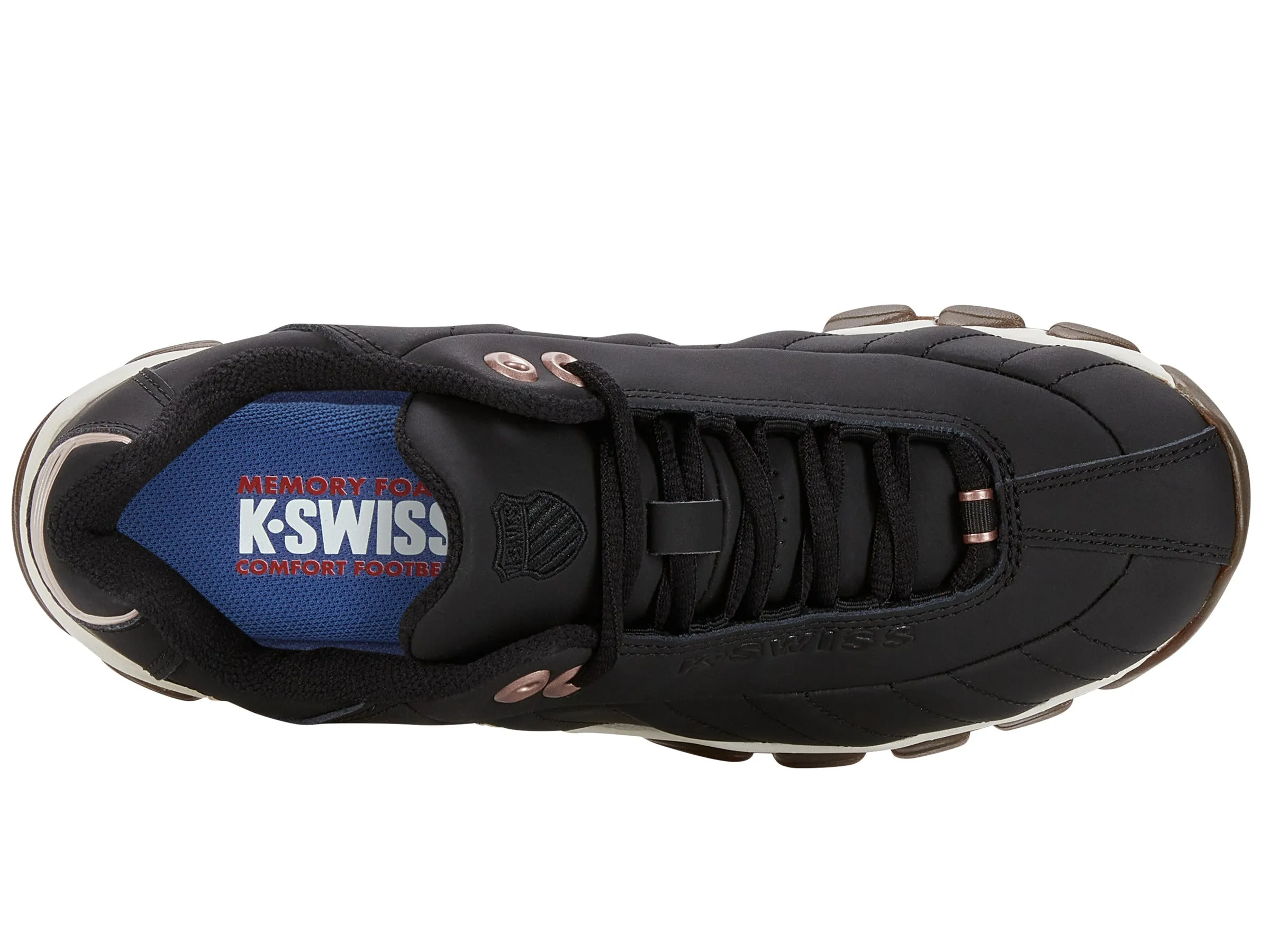 K.SWISS 93426-060-M | ST329 CMF | BLACK/DARK GUM/ROSE GOLD