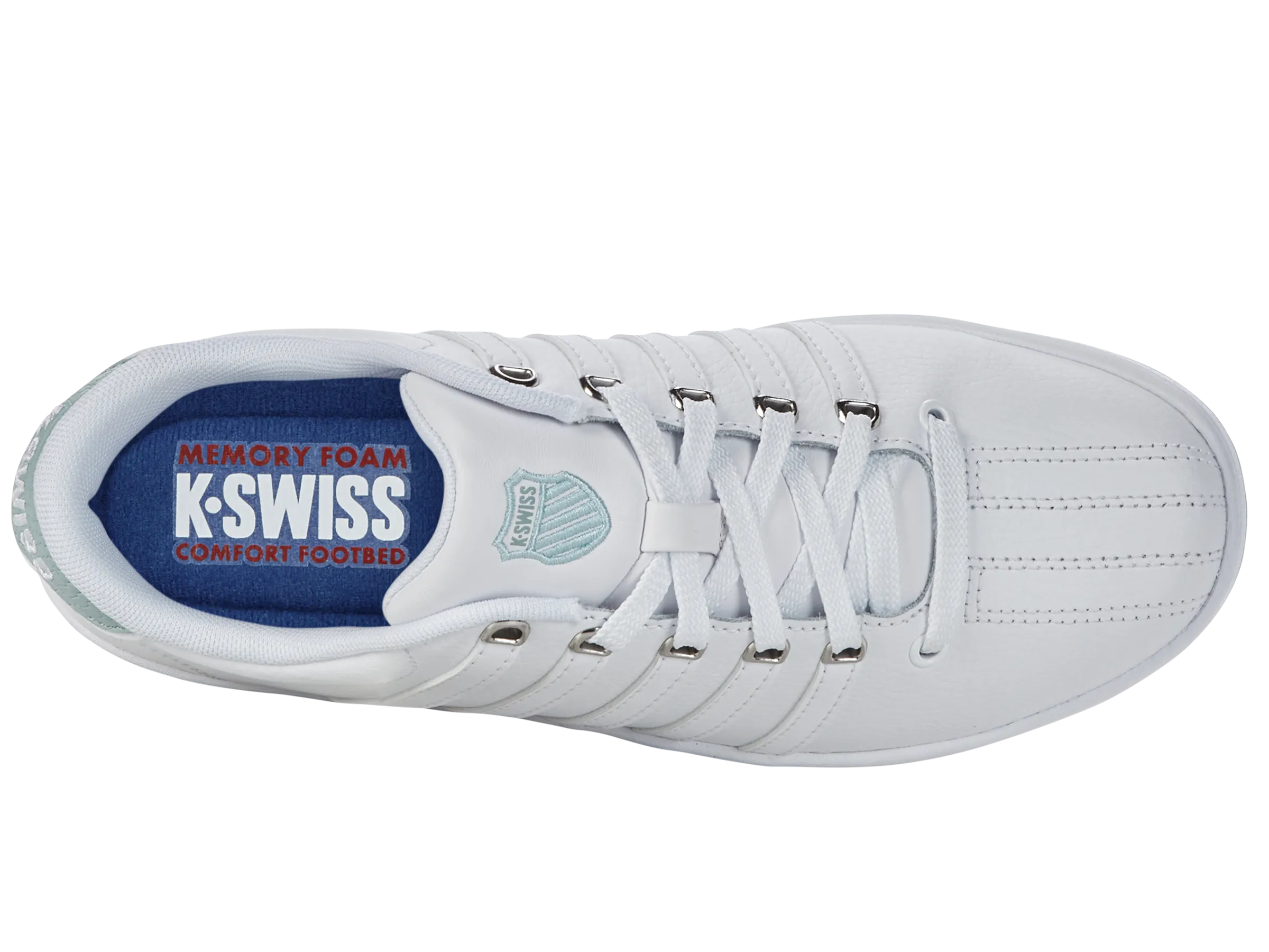 K.SWISS 93629-994-M | COURT PRO II CMF SP | WHITE/SURF SPRAY
