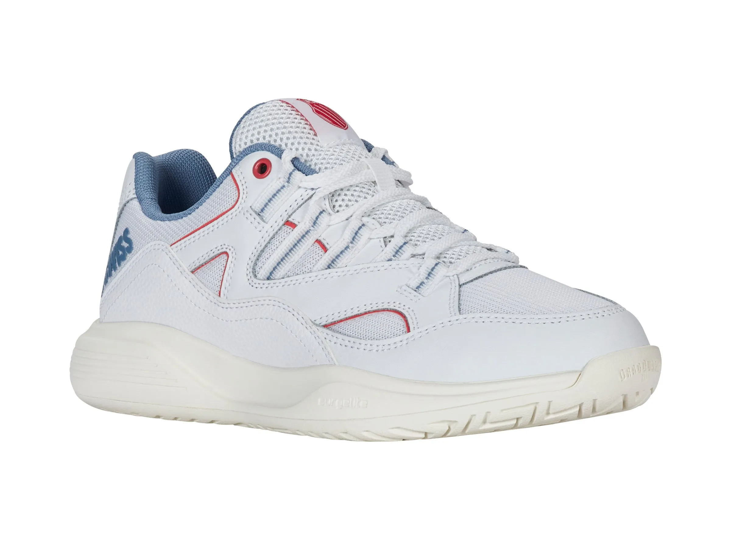 K.SWISS 94076-163-M | TURA TEAM | WHITE/FADED DENIM/DUBARRY