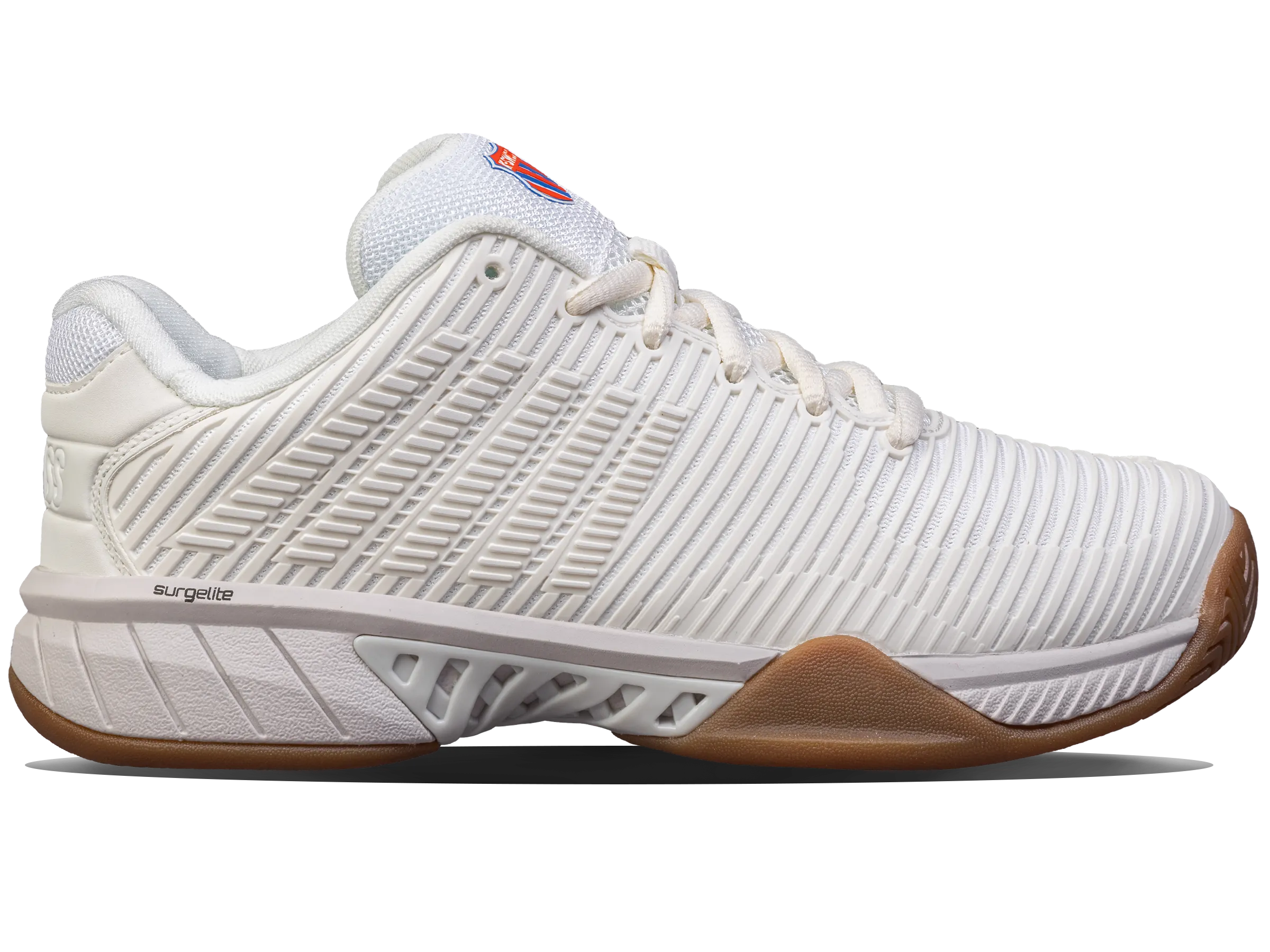 K.SWISS 94397-954-M | HYPERCOURT EXPRESS 2 INDOOR | BRIGHT WHITE/GUM
