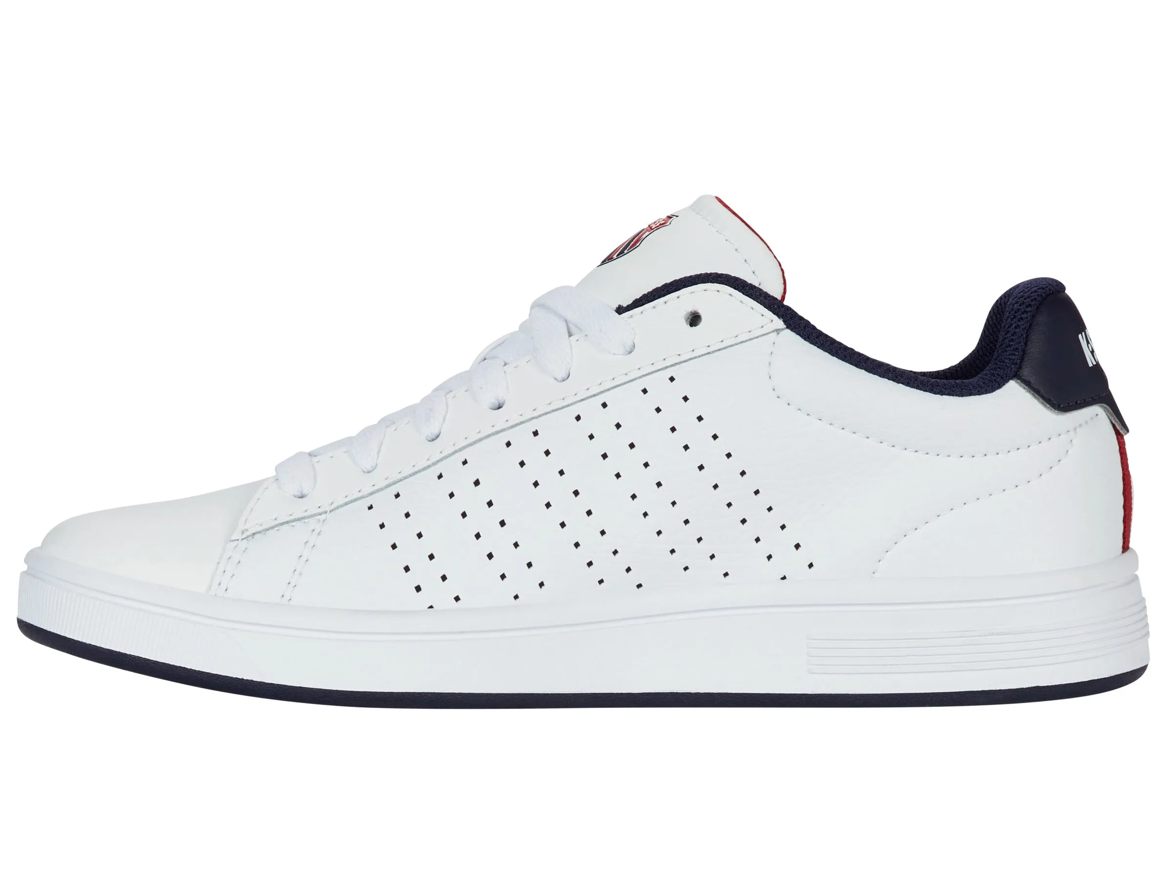 K.SWISS 94411-130-M | COURT BASE II | WHITE/NAVY/RED