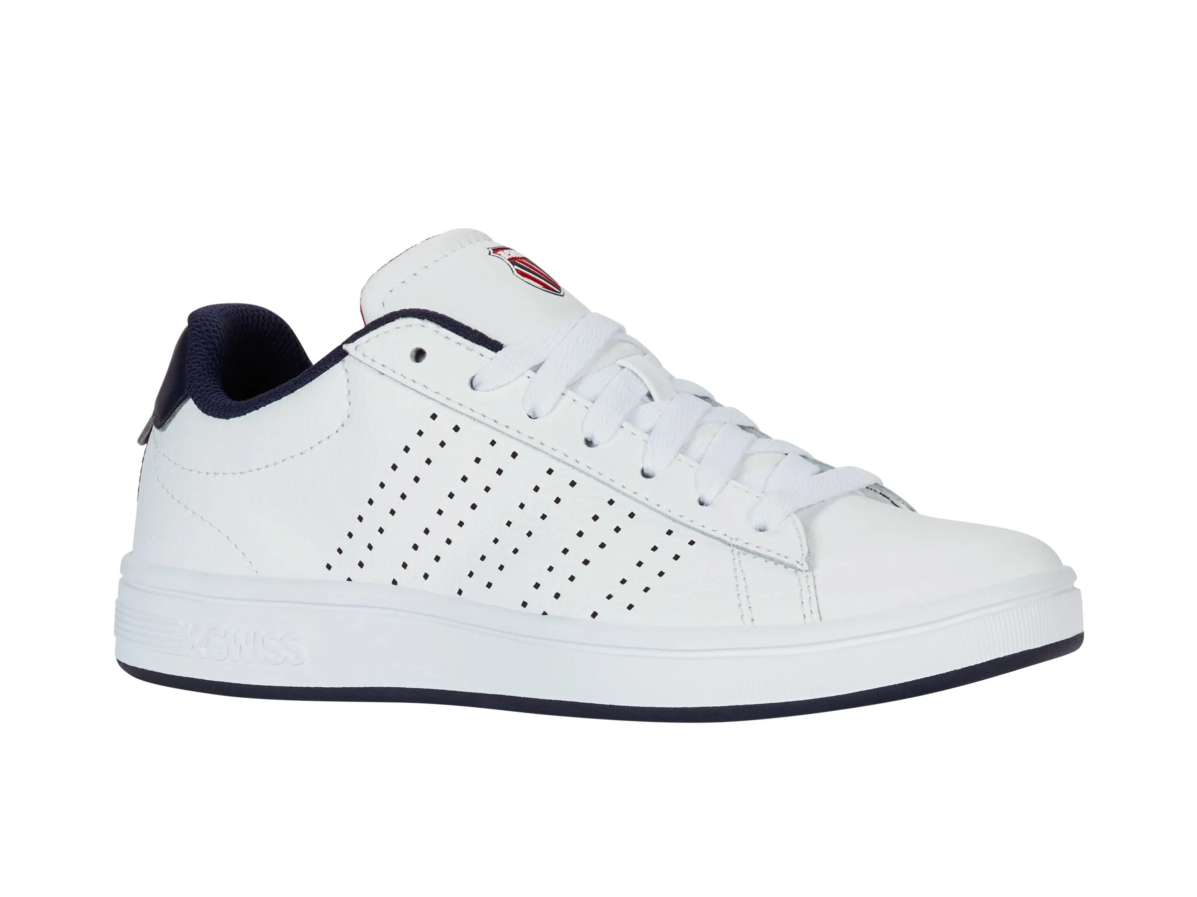 K.SWISS 94411-130-M | COURT BASE II | WHITE/NAVY/RED