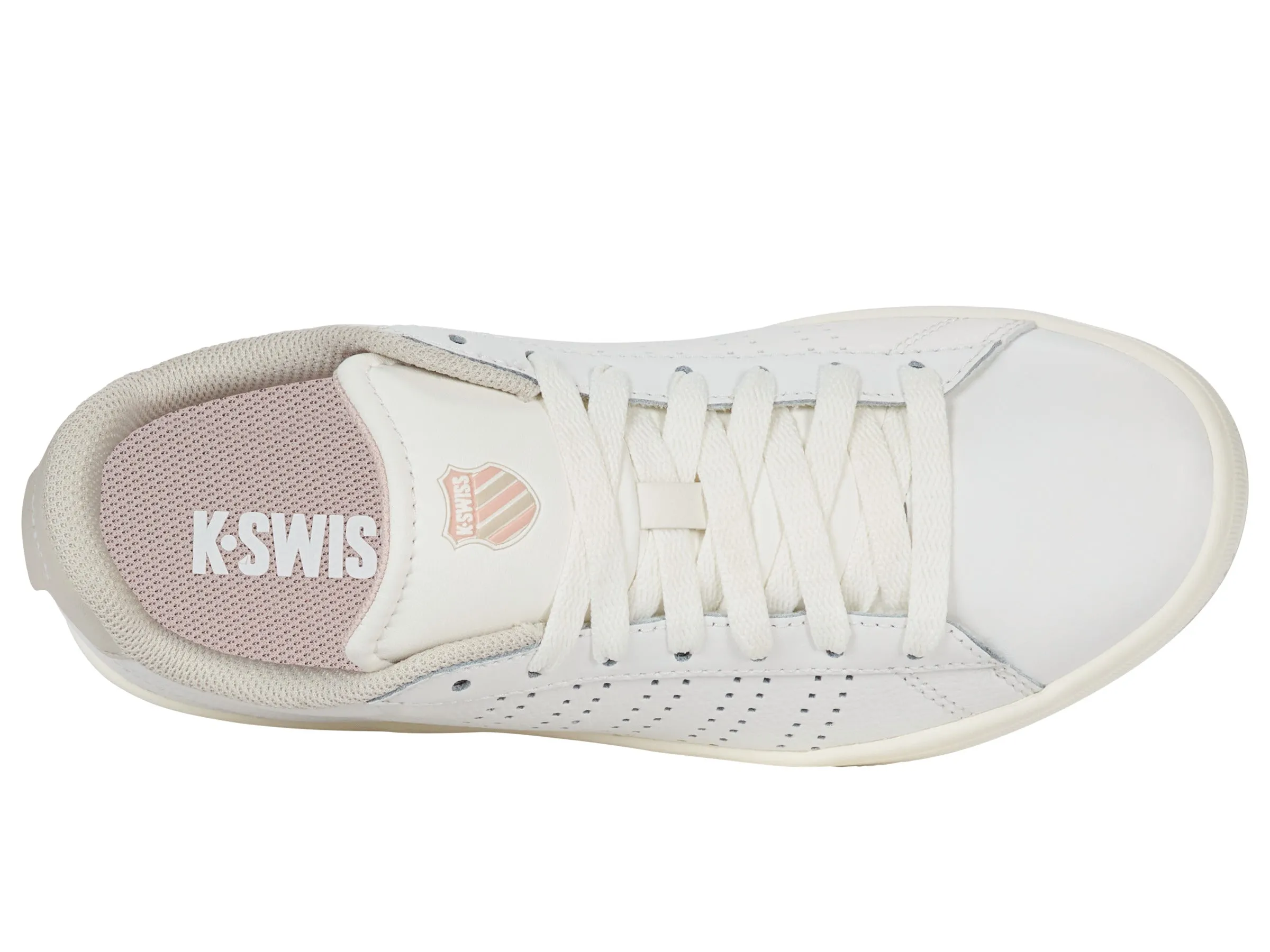 K.SWISS 94411-170-M | COURT BASE II | CLOUD DANCER/OATMEAL/CAMEO ROSE
