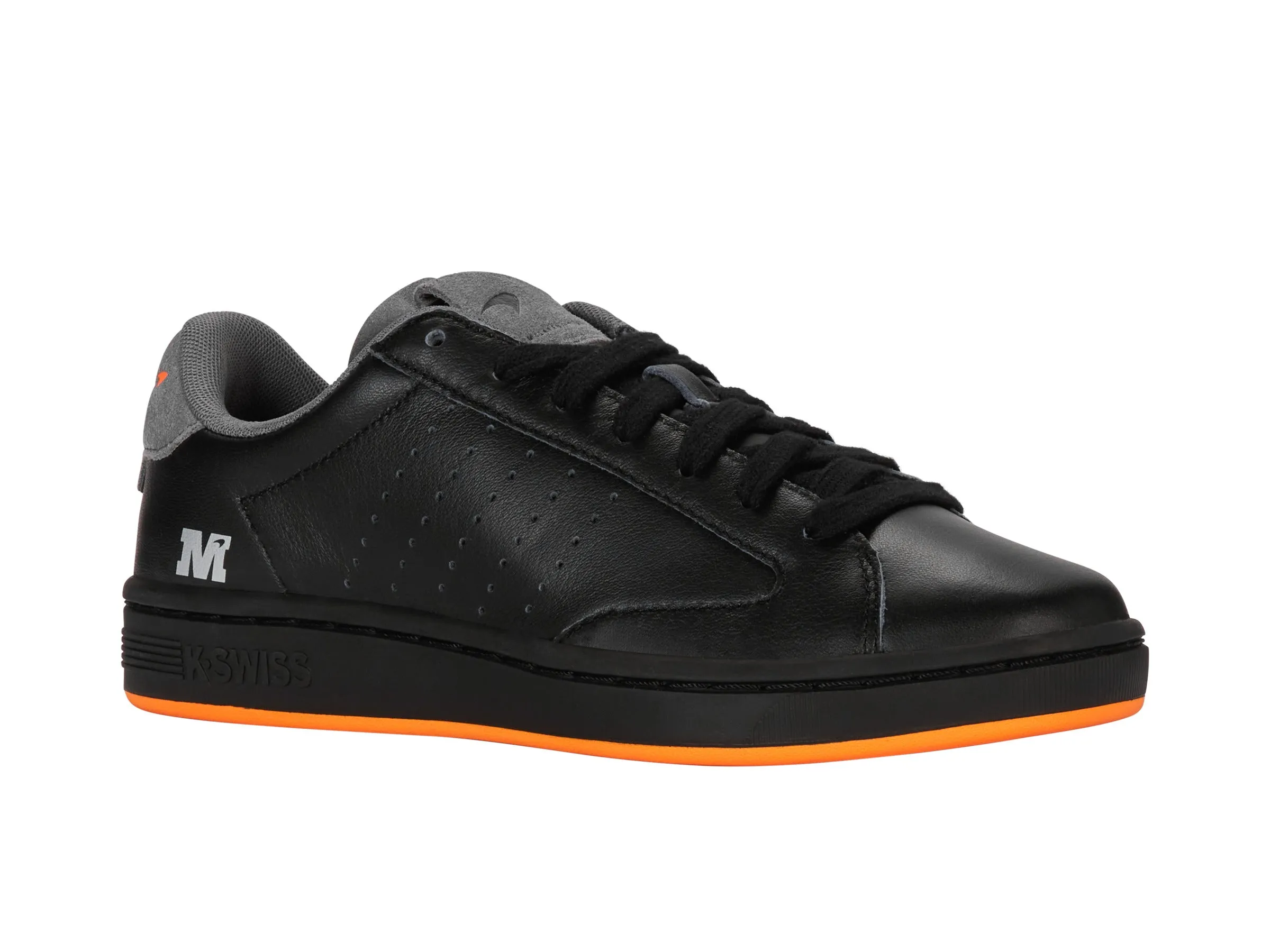 K.SWISS 94415-038-M | LOZAN KLUB X MCLAREN F1 TEAM | BLACK/ANTHRACITE/PAPAYA