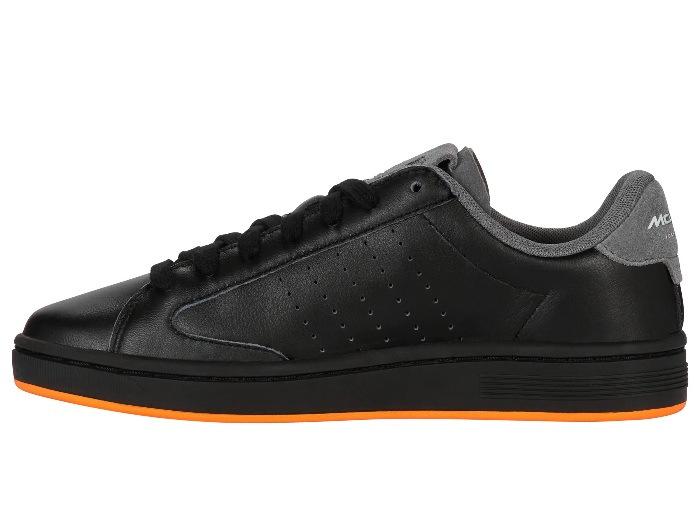 K.SWISS 94415-038-M | LOZAN KLUB X MCLAREN F1 TEAM | BLACK/ANTHRACITE/PAPAYA