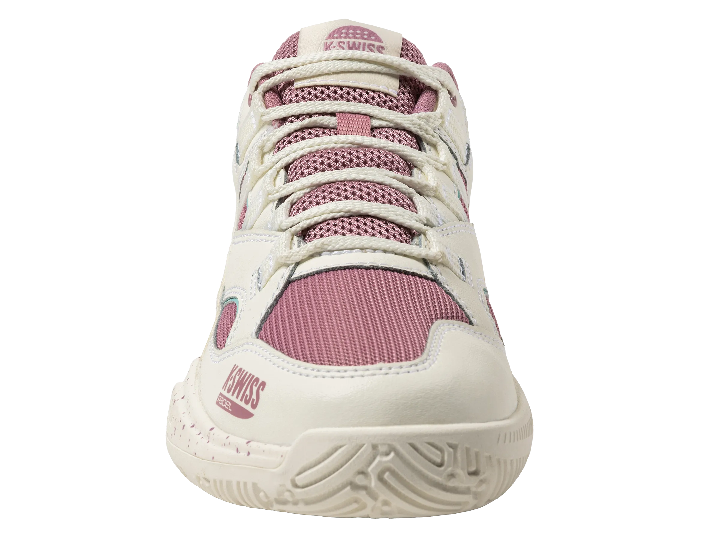 K.SWISS 94435-966-M | TURA TEAM PADEL | SNOW WHITE/LILAS/PASTEL TURQUOISE
