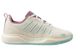 K.SWISS 94436-970-M | ULTRA COURT PADEL | WHITE/LILAS/PASTEL TURQUOISE