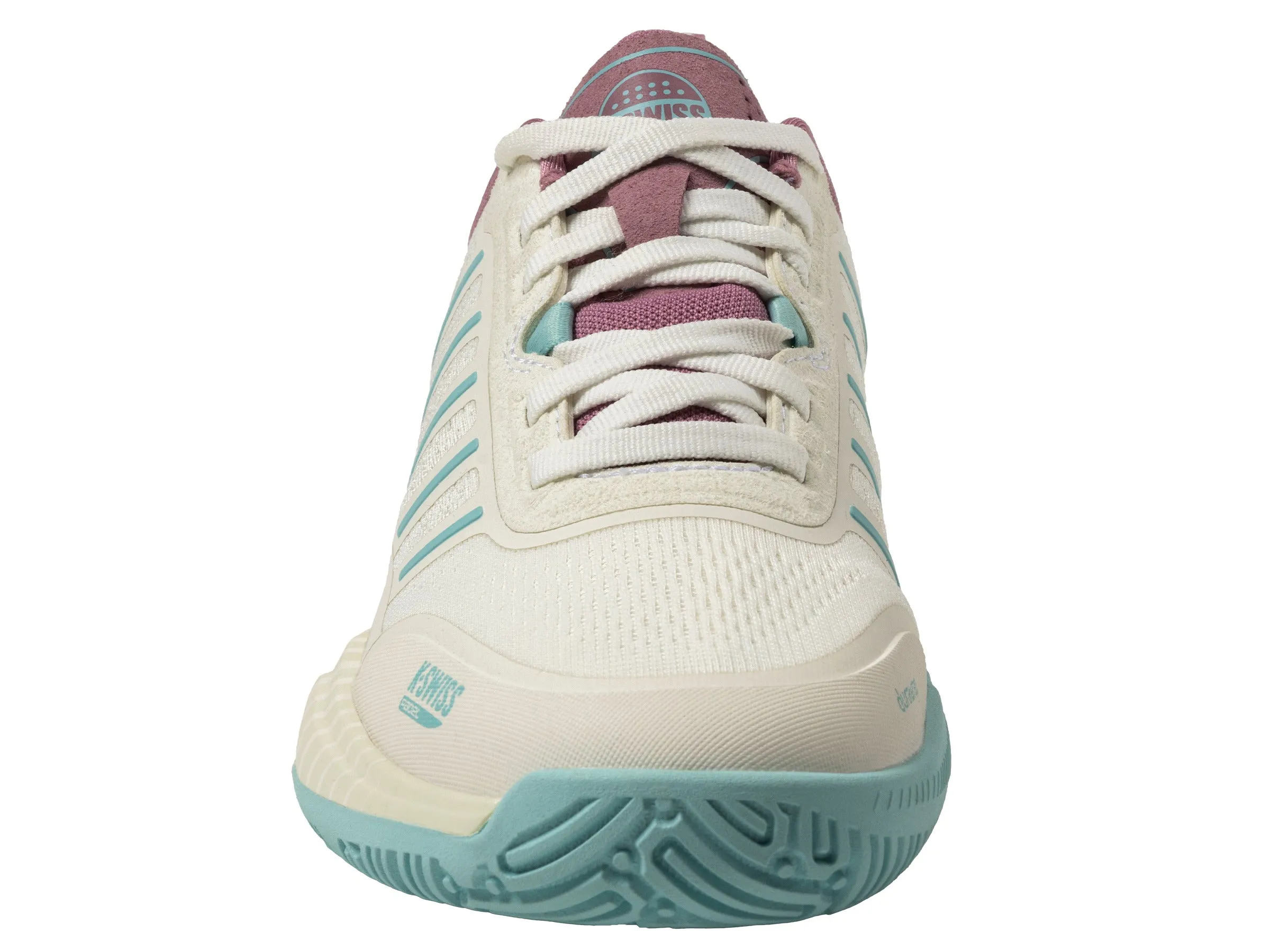 K.SWISS 94436-970-M | ULTRA COURT PADEL | WHITE/LILAS/PASTEL TURQUOISE