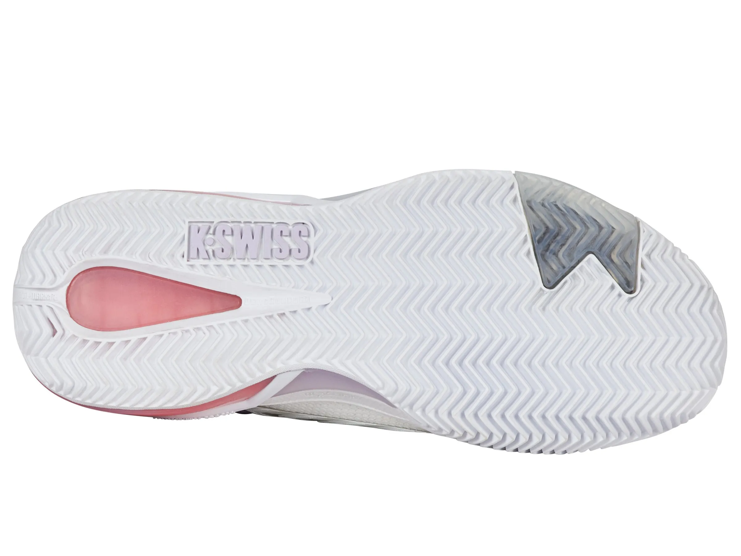 K.SWISS 94438-182-M | ULTRASHOT 4 CLAY | WHITE/ORCHID PETAL/NEON BLAZE
