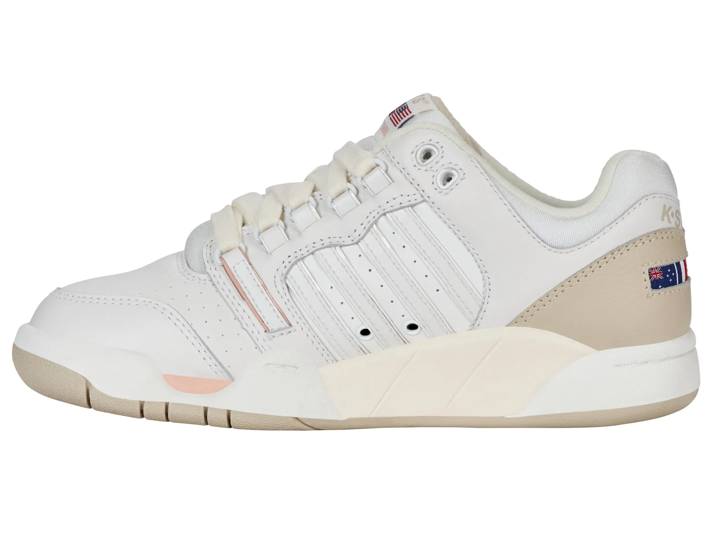 K.SWISS 94440-122-M | SI-18 INTERNATIONAL C | BRILLIANT WHITE/OATMEAL/CAMEO ROSE