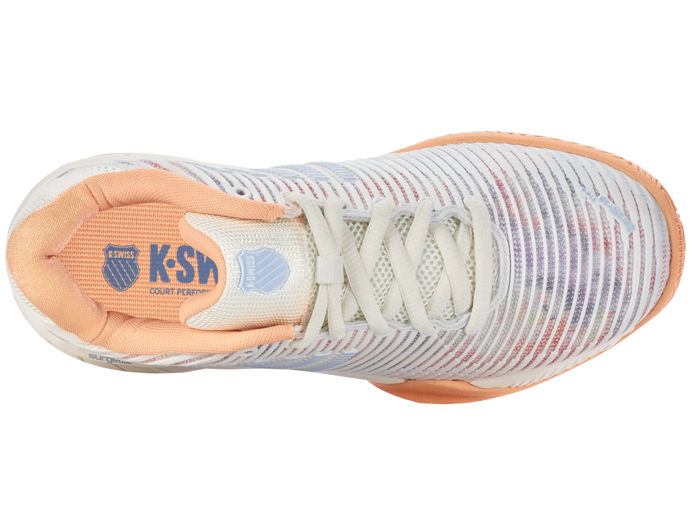 K.SWISS 96613-165-M | HYPERCOURT EXPRESS 2 | STAR WHITE/PEACH FUZZ/HEATHER