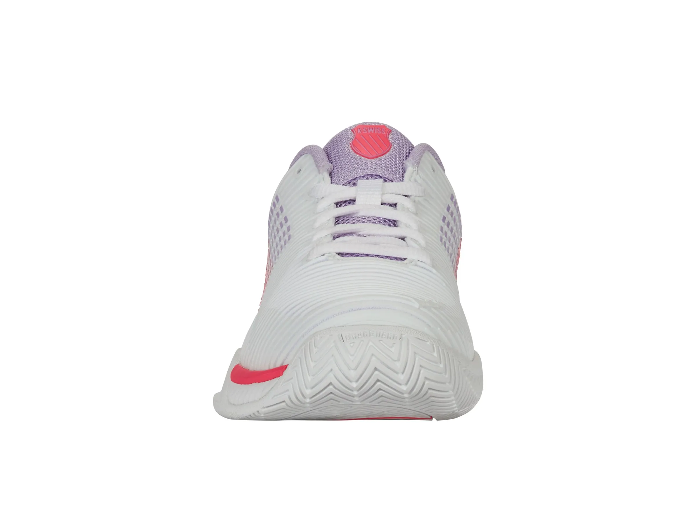 K.SWISS 96613-182-M | HYPERCOURT EXPRESS 2 | WHITE/ORCHID PETAL/NEON BLAZE