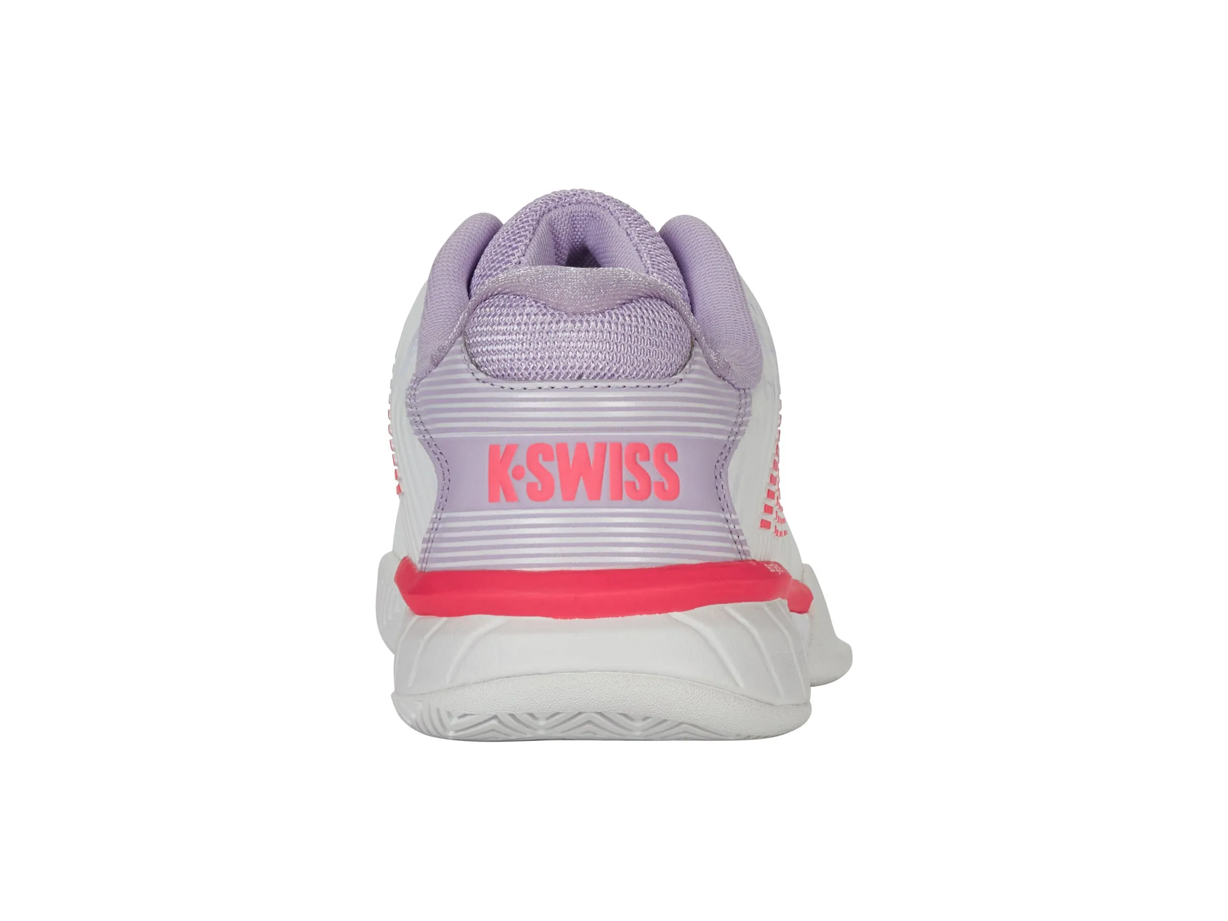 K.SWISS 96613-182-M | HYPERCOURT EXPRESS 2 | WHITE/ORCHID PETAL/NEON BLAZE