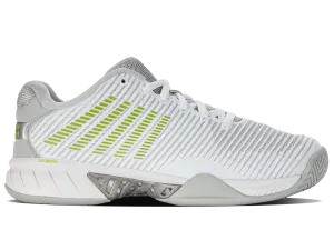 K.SWISS 96613-956-M | HYPERCOURT EXPRESS 2 | WHITE/GRAY VIOLET/LIME GREEN