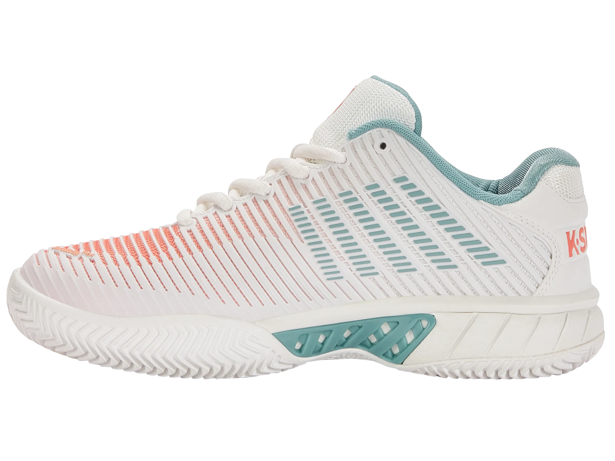 K.SWISS 96614-143-M | HYPERCOURT EXPRESS 2 CLAY | BLANC DE BLANC/NILE BLUE/DESERT FLOWER