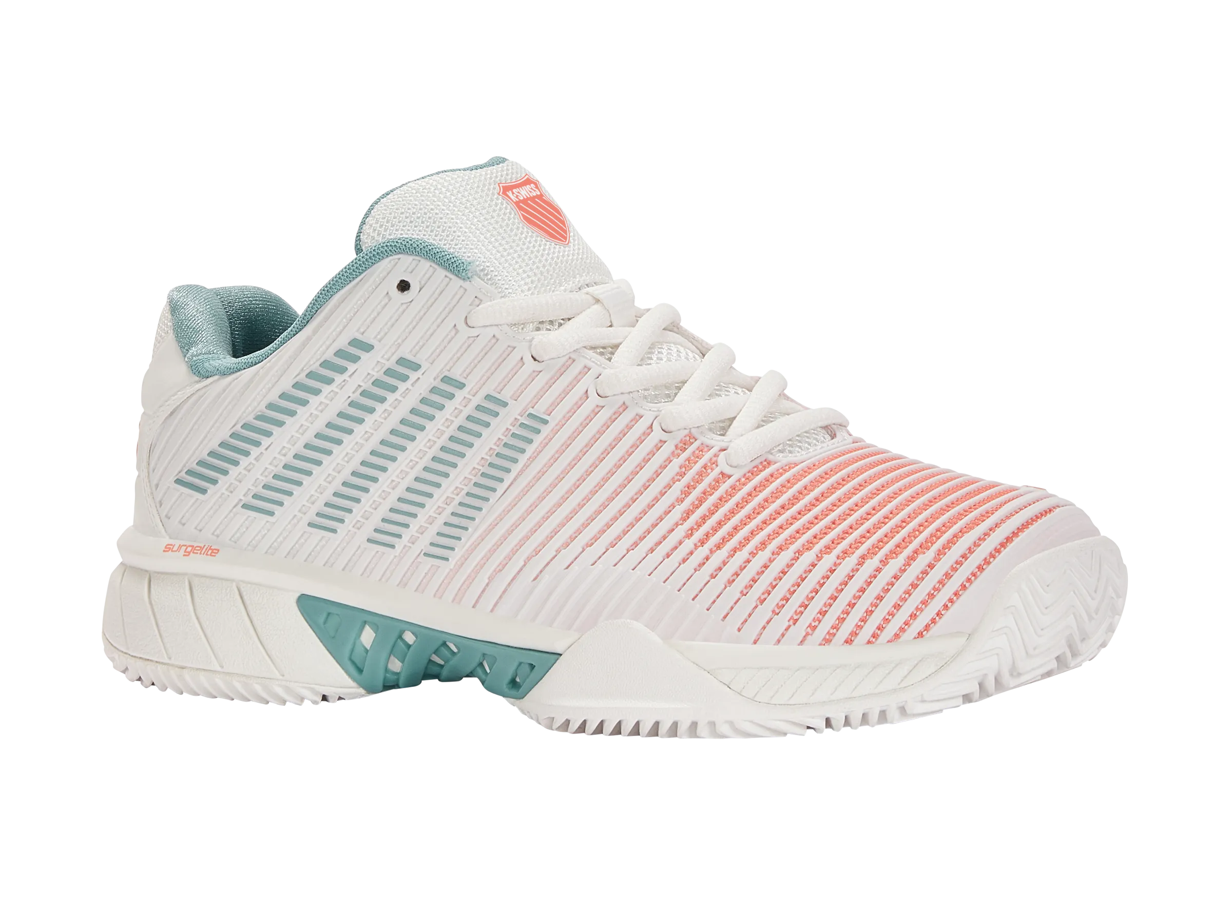 K.SWISS 96614-143-M | HYPERCOURT EXPRESS 2 CLAY | BLANC DE BLANC/NILE BLUE/DESERT FLOWER