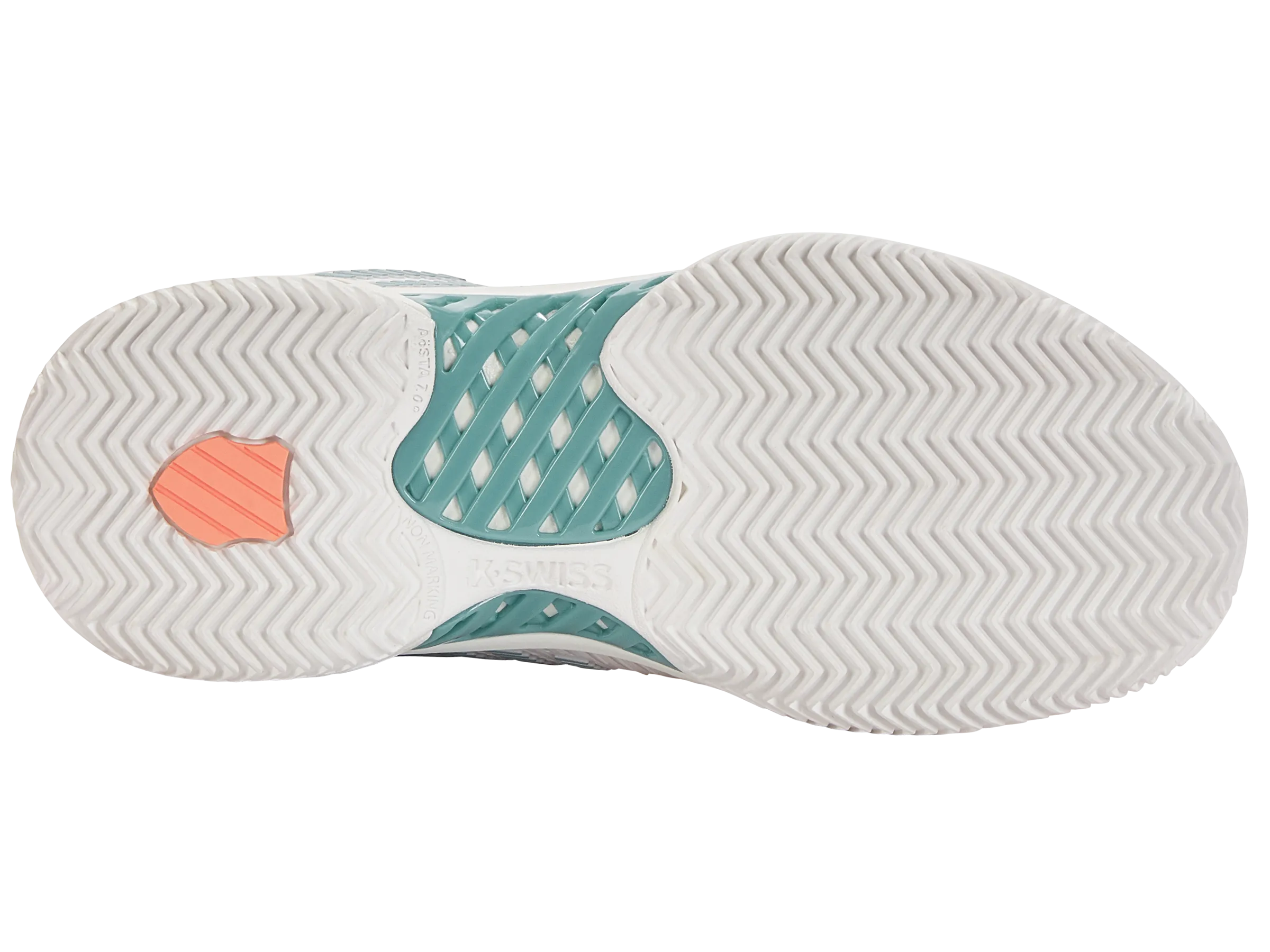 K.SWISS 96614-143-M | HYPERCOURT EXPRESS 2 CLAY | BLANC DE BLANC/NILE BLUE/DESERT FLOWER