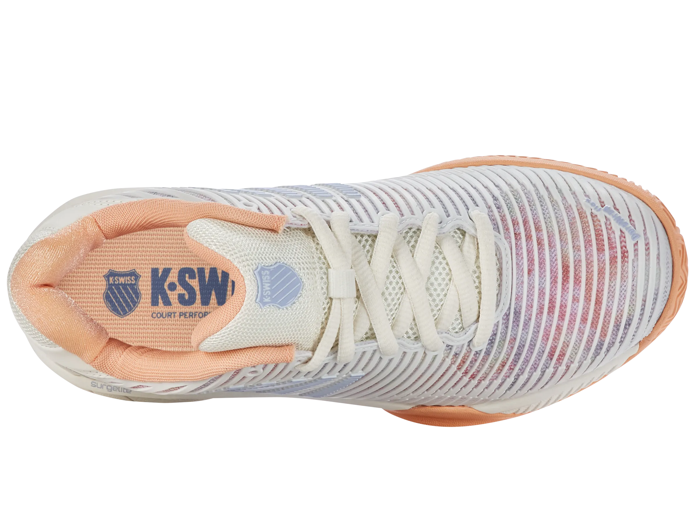 K.SWISS 96614-165-M | HYPERCOURT EXPRESS 2 CLAY | STAR WHITE/PEACH FUZZ/HEATHER
