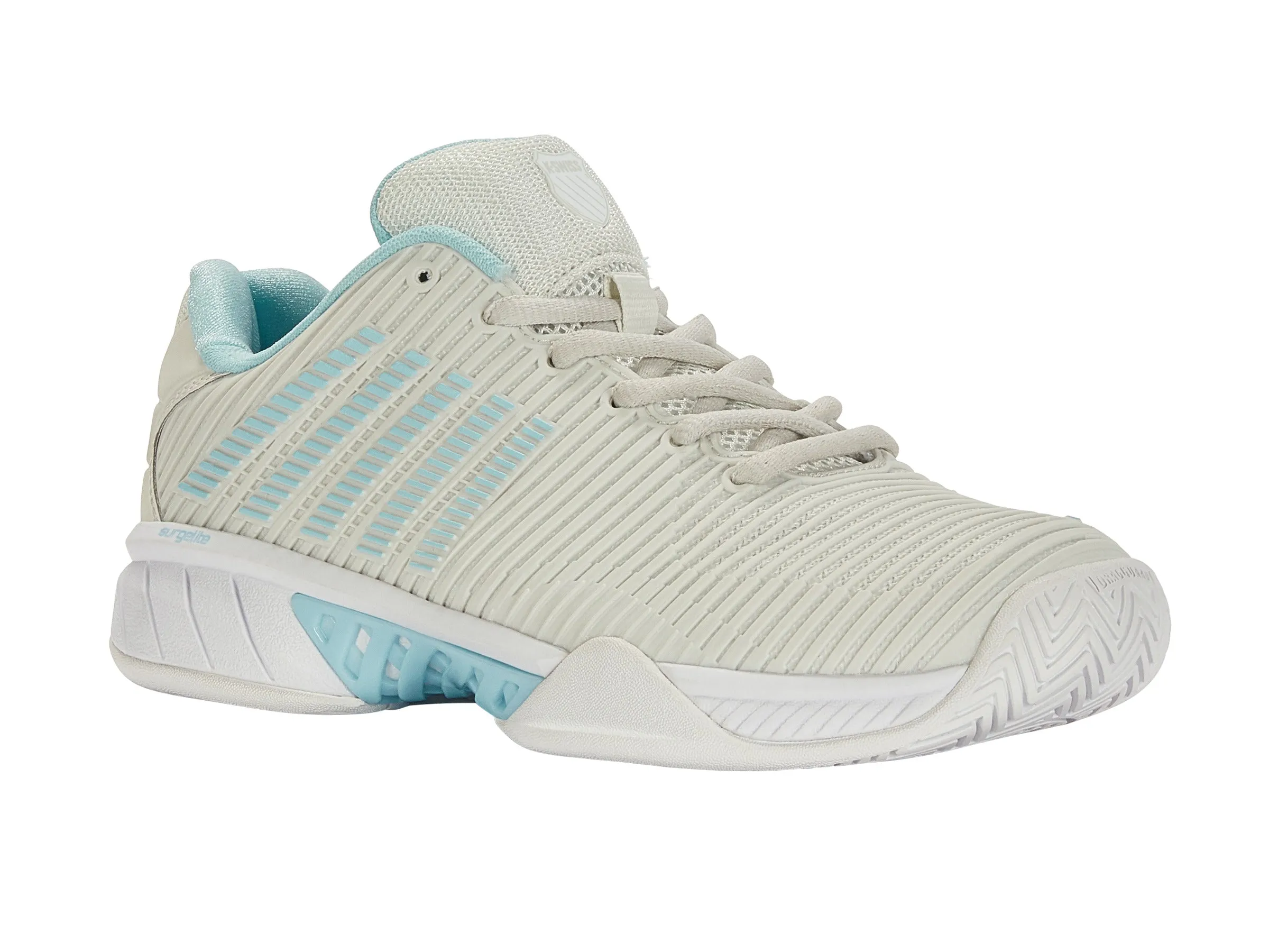 K.SWISS 96807-089-W | HYPERCOURT EXPRESS 2-WIDE | GRAY/WHT/BLUGLW