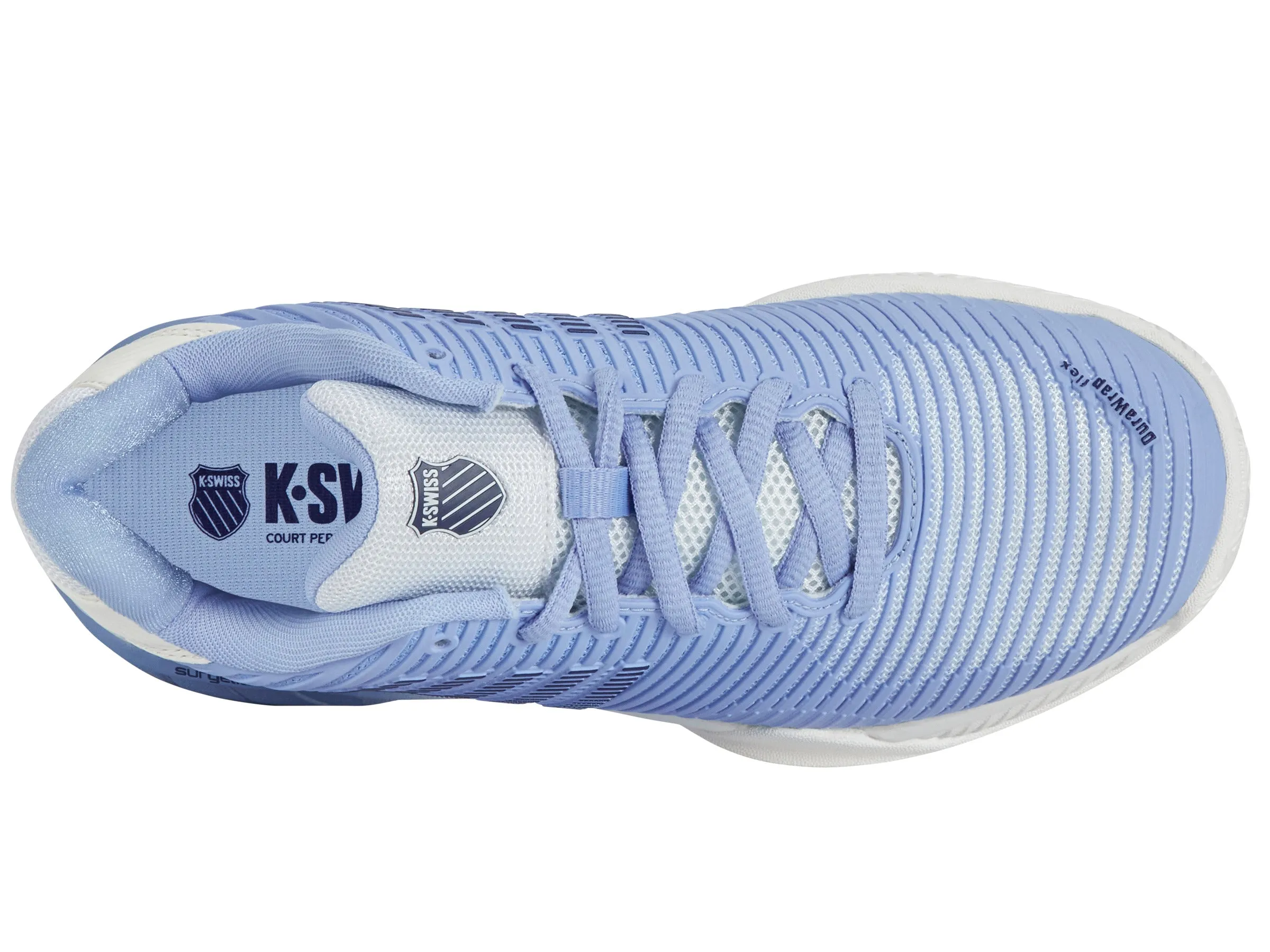 K.SWISS 96807-171-W | HYPERCOURT EXPRESS 2-WIDE | BRIGHT WHITE/OPEN AIR/ESTATE BLUE