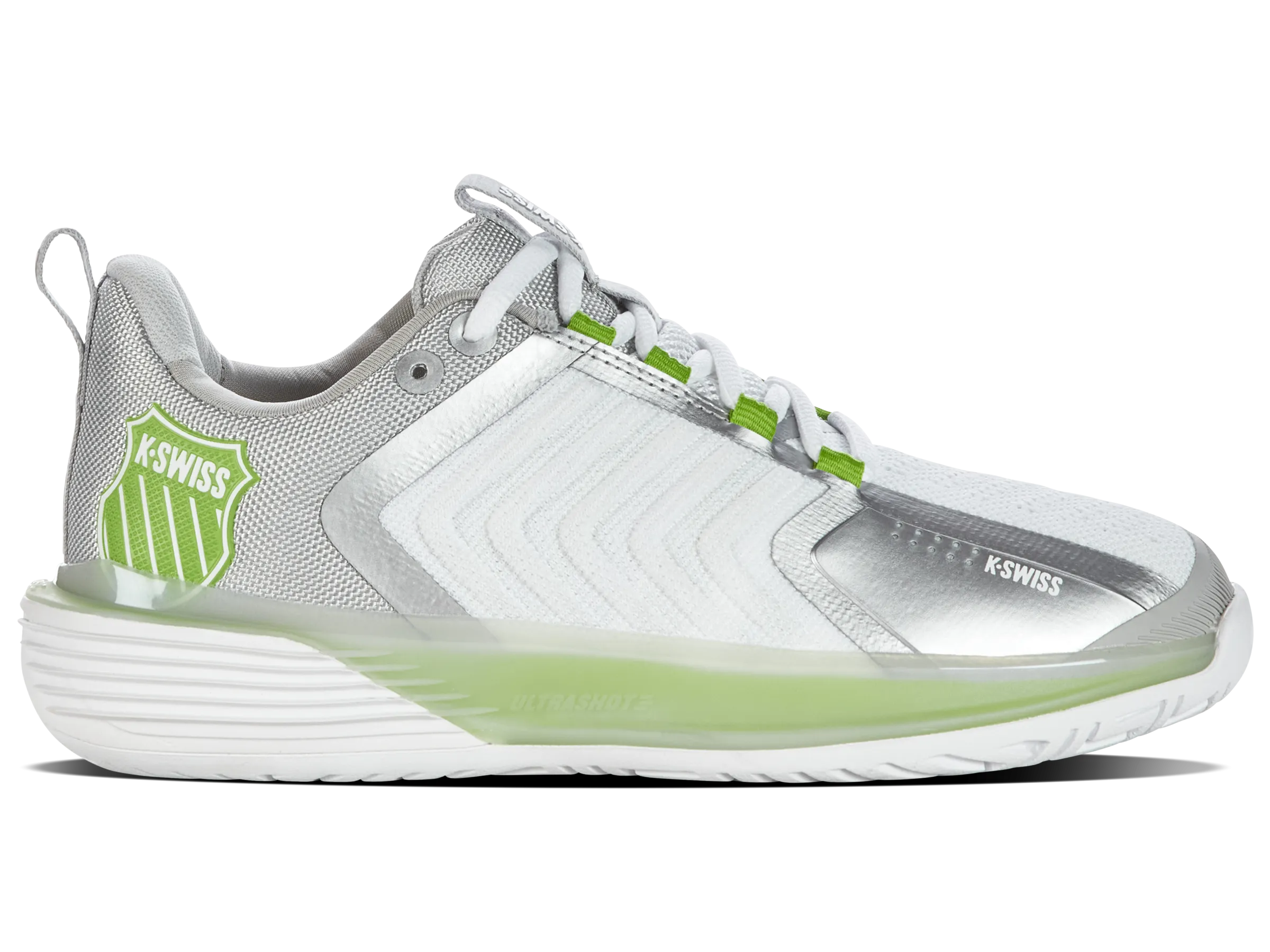 K.SWISS 96988-956-M | ULTRASHOT 3 | WHITE/GRAY VIOLET/LIME GREEN