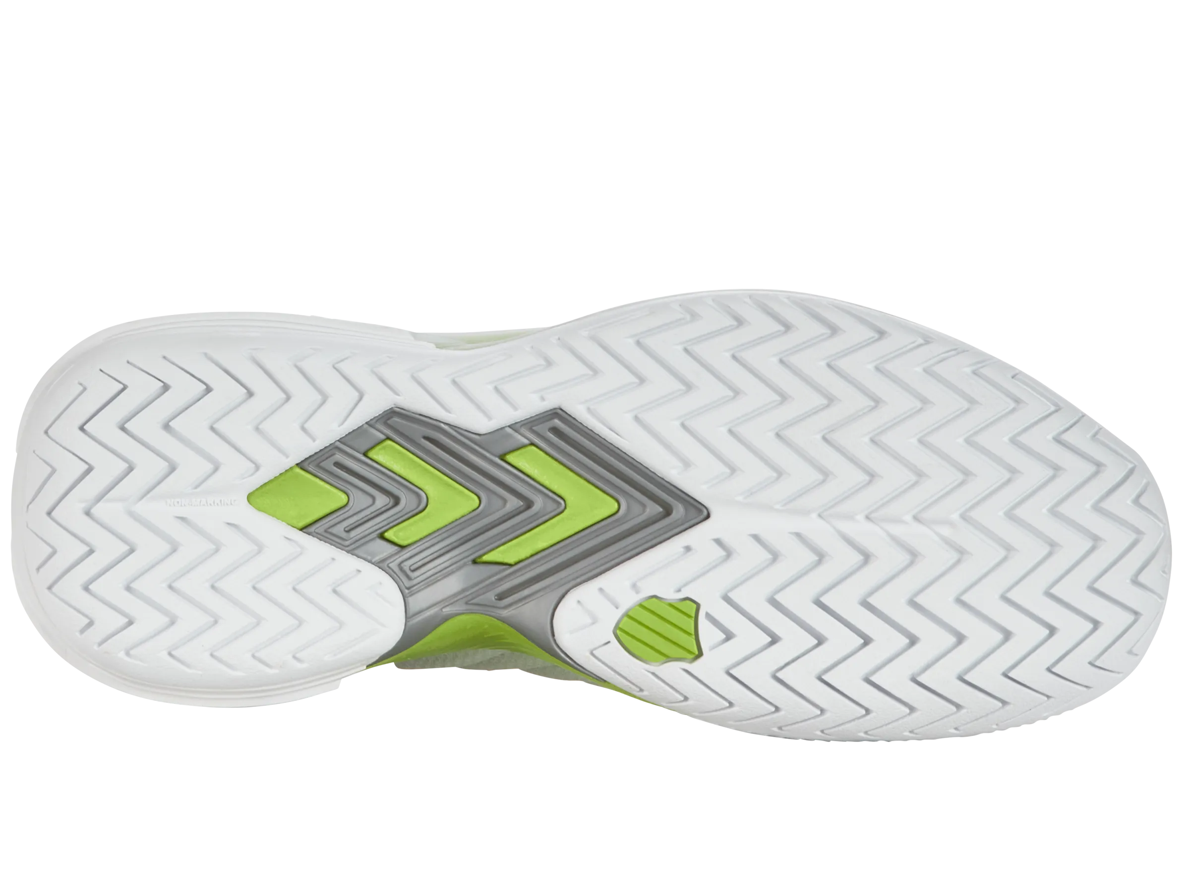 K.SWISS 96988-956-M | ULTRASHOT 3 | WHITE/GRAY VIOLET/LIME GREEN