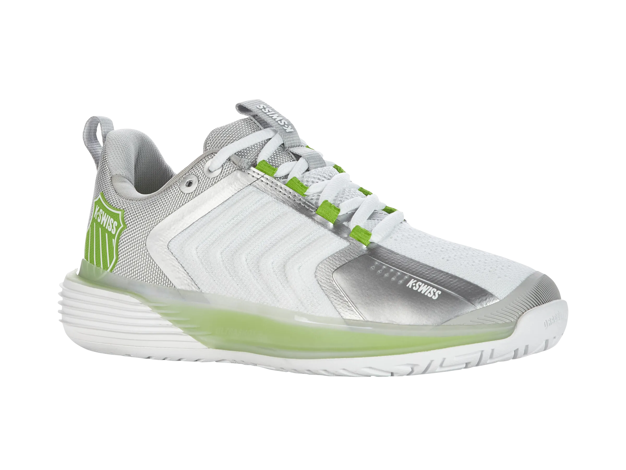 K.SWISS 96988-956-M | ULTRASHOT 3 | WHITE/GRAY VIOLET/LIME GREEN