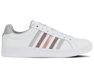 K.SWISS 97011-115-M | COURT TIEBREAK | WHITE/PURPLE DOVE/GRAY VIOLET/ROSEGOLD