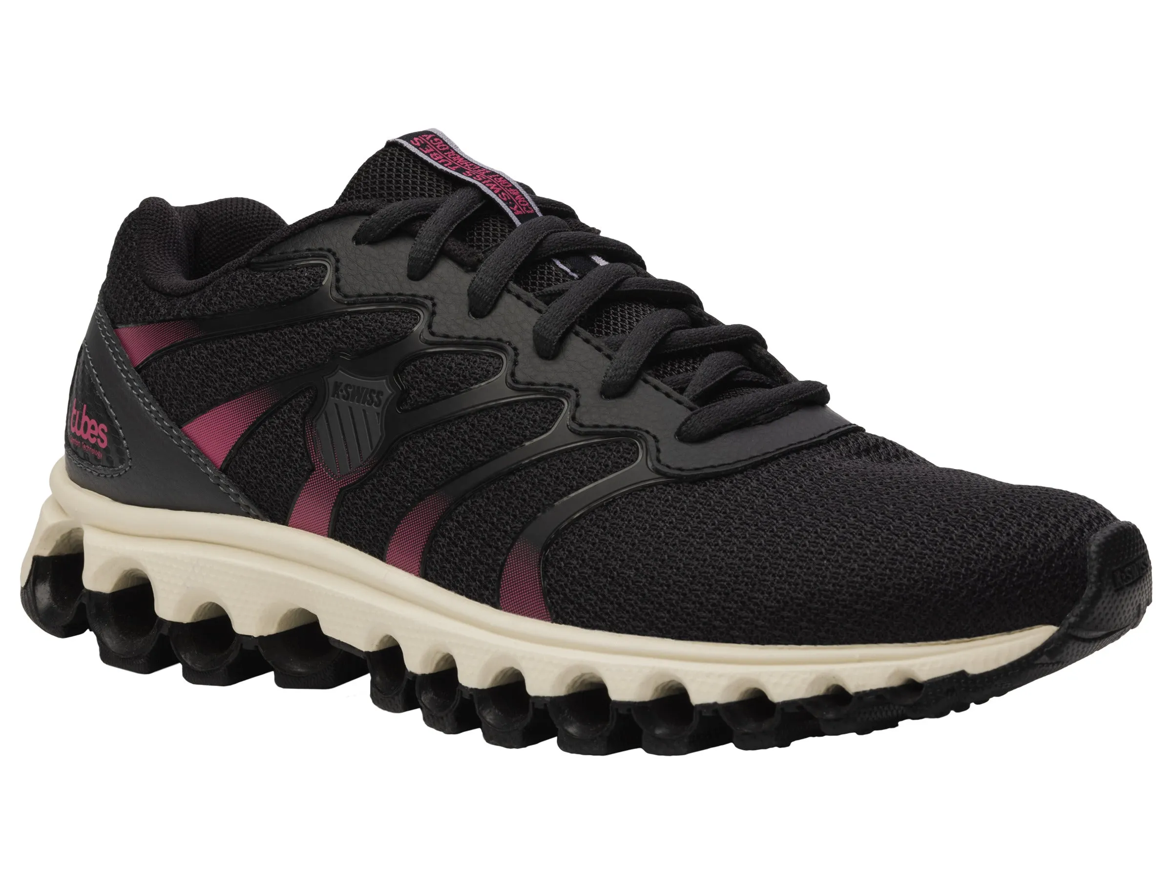 K.SWISS 97112-004-M | TUBES 200 | BLACK/RASPBERRY/EGRET