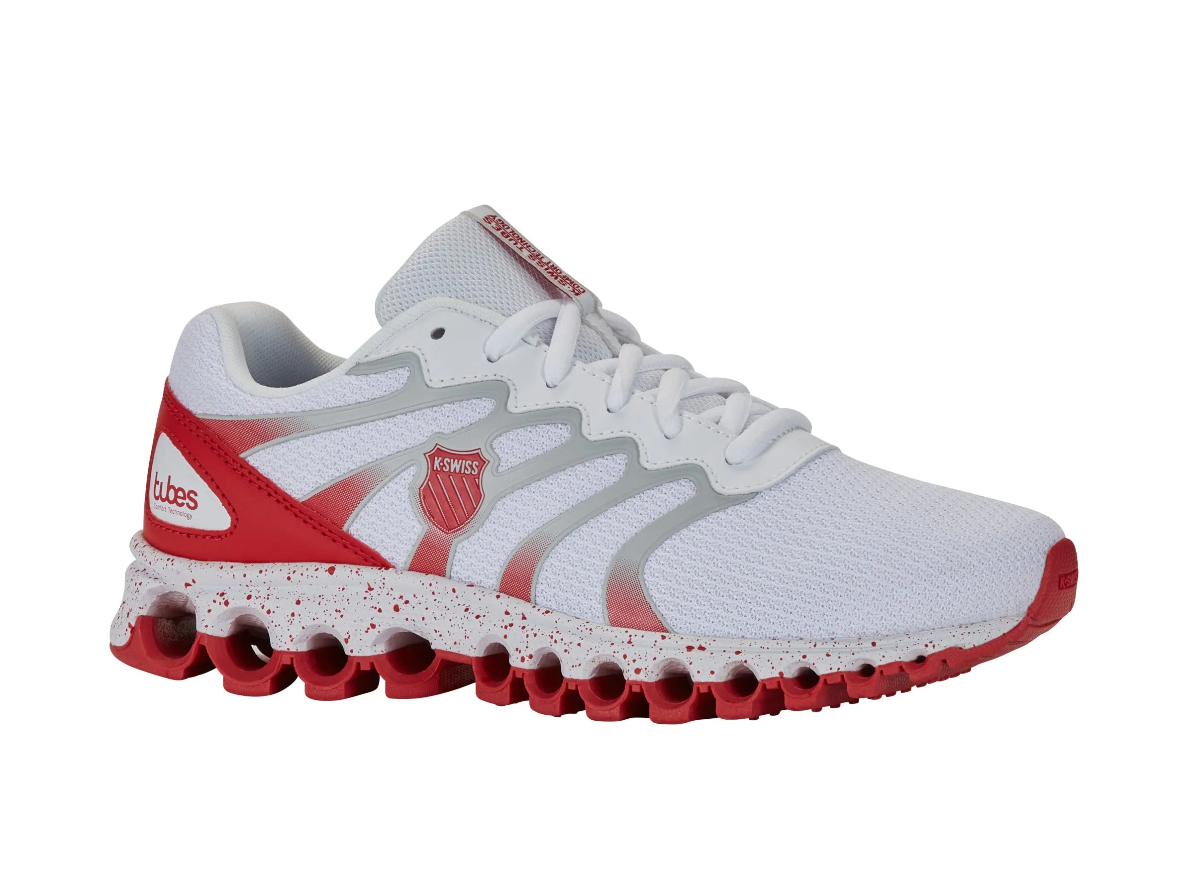 K.SWISS 97112-139-W | TUBES 200 | WHITE/MARS RED GRAY VIOLET