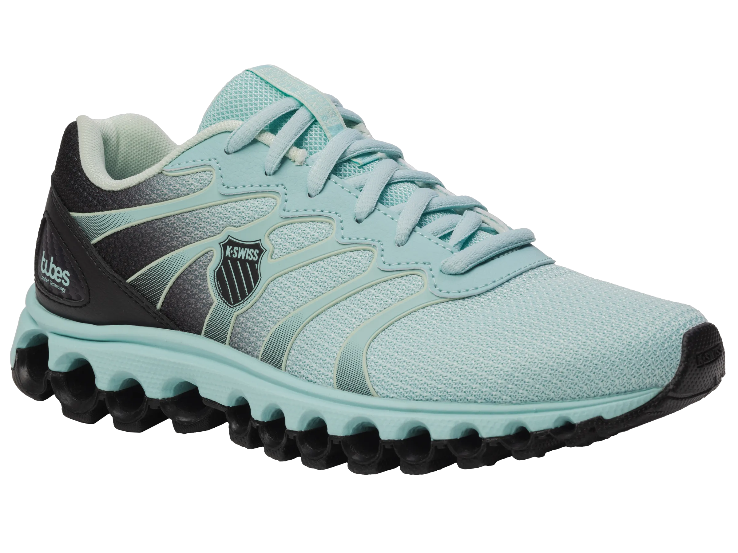 K.SWISS 97112-488-M | TUBES 200 | BLACK/PASTEL TURQUIOSE/DEWKIST