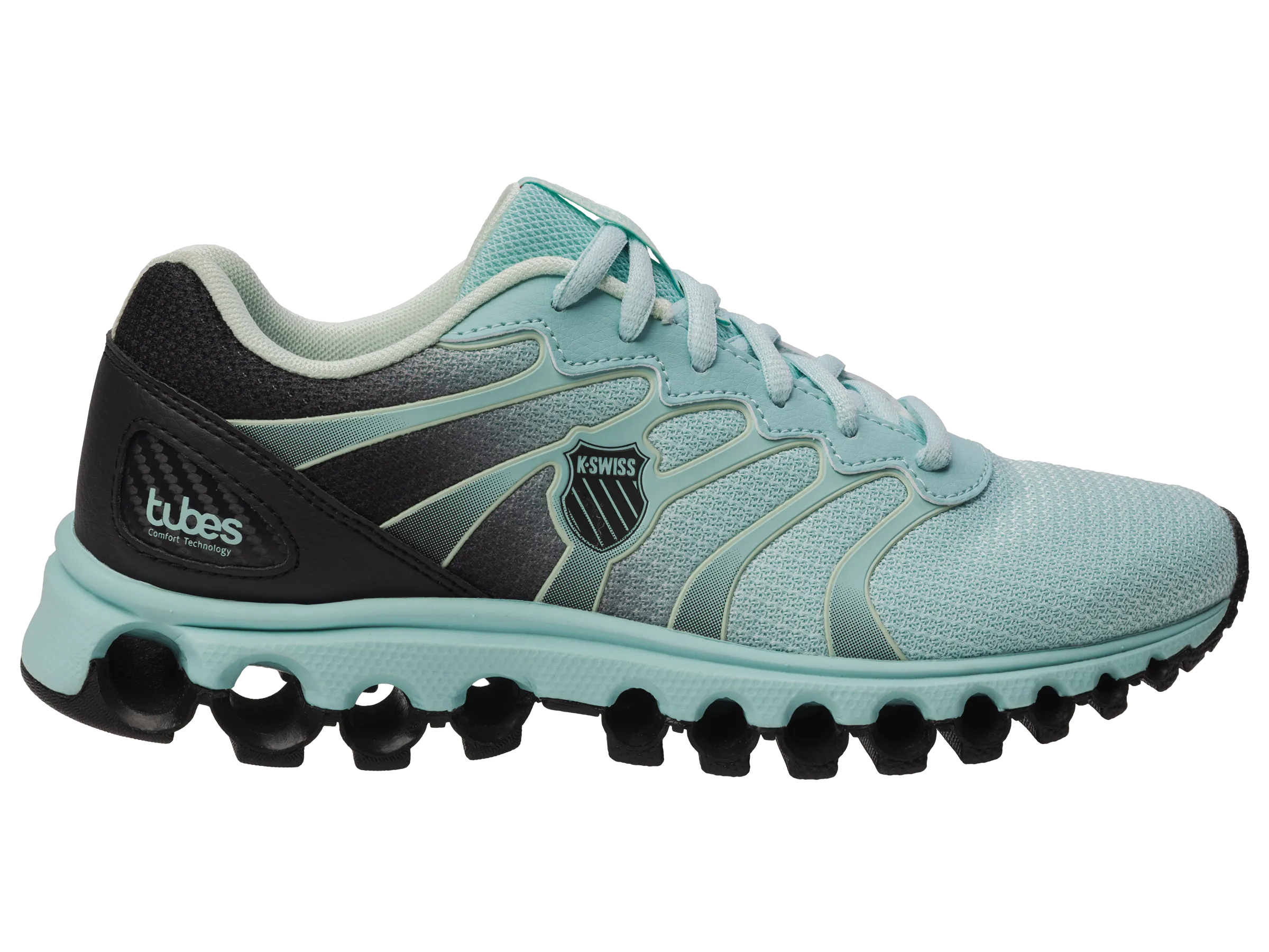 K.SWISS 97112-488-M | TUBES 200 | BLACK/PASTEL TURQUIOSE/DEWKIST