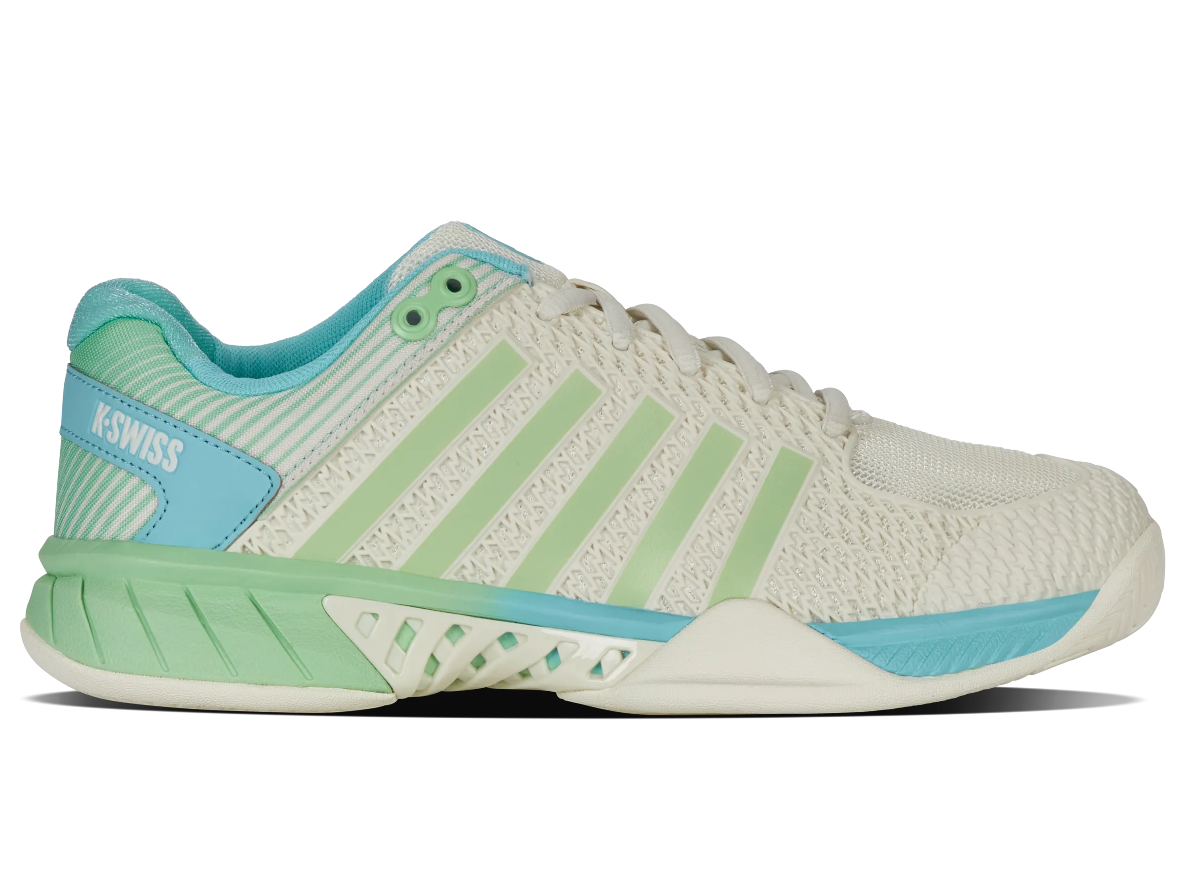 K.SWISS 97292-258-W | EXPRESS LIGHT PICKLEBALL-WIDE | EGRET/PATINA GREEN